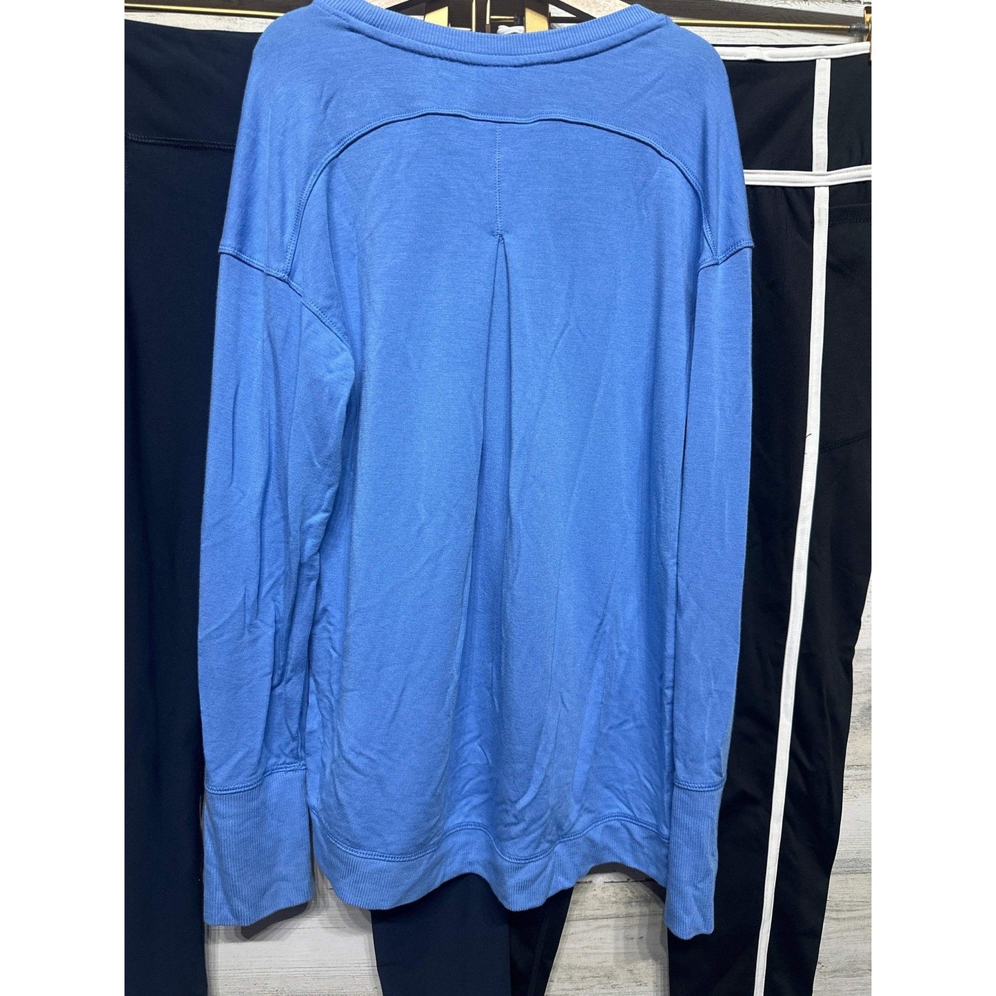 All In Motion Old Navy GB Girls Activewear Set 10/12 Blue Black Navy EUC3