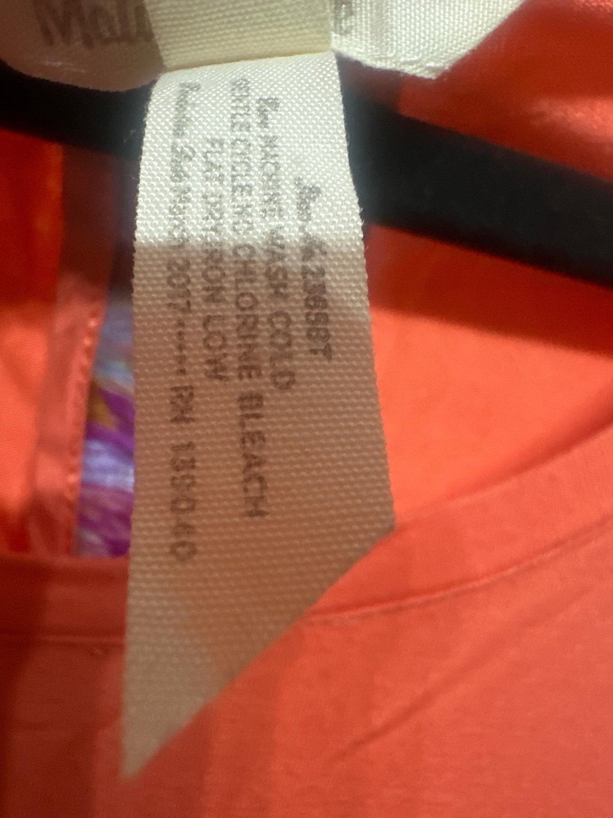 Matilda Jane T-Shirt Women Small Coral Orange Patterned Back Trim5