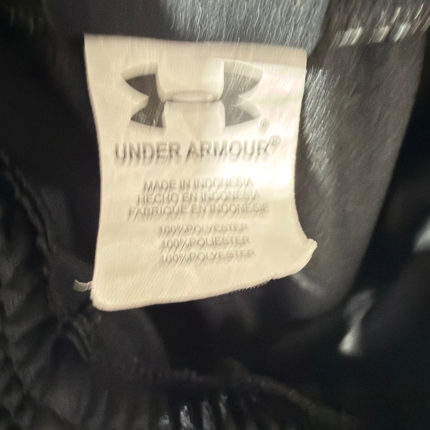 Under Armour Pants Boys 4 Black Orange Logo Athletic Sporty EUC3