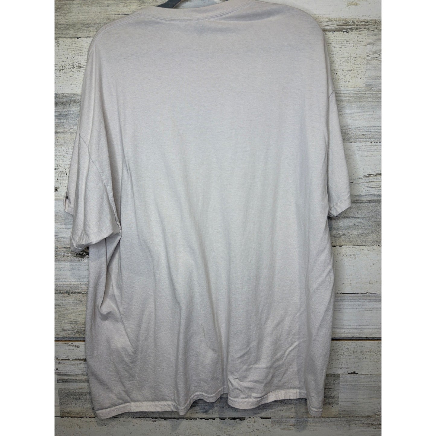 Gildan Graphic Tee Men 2XL Gray Chevy Muscle Car Automotive Dad Core EUC4