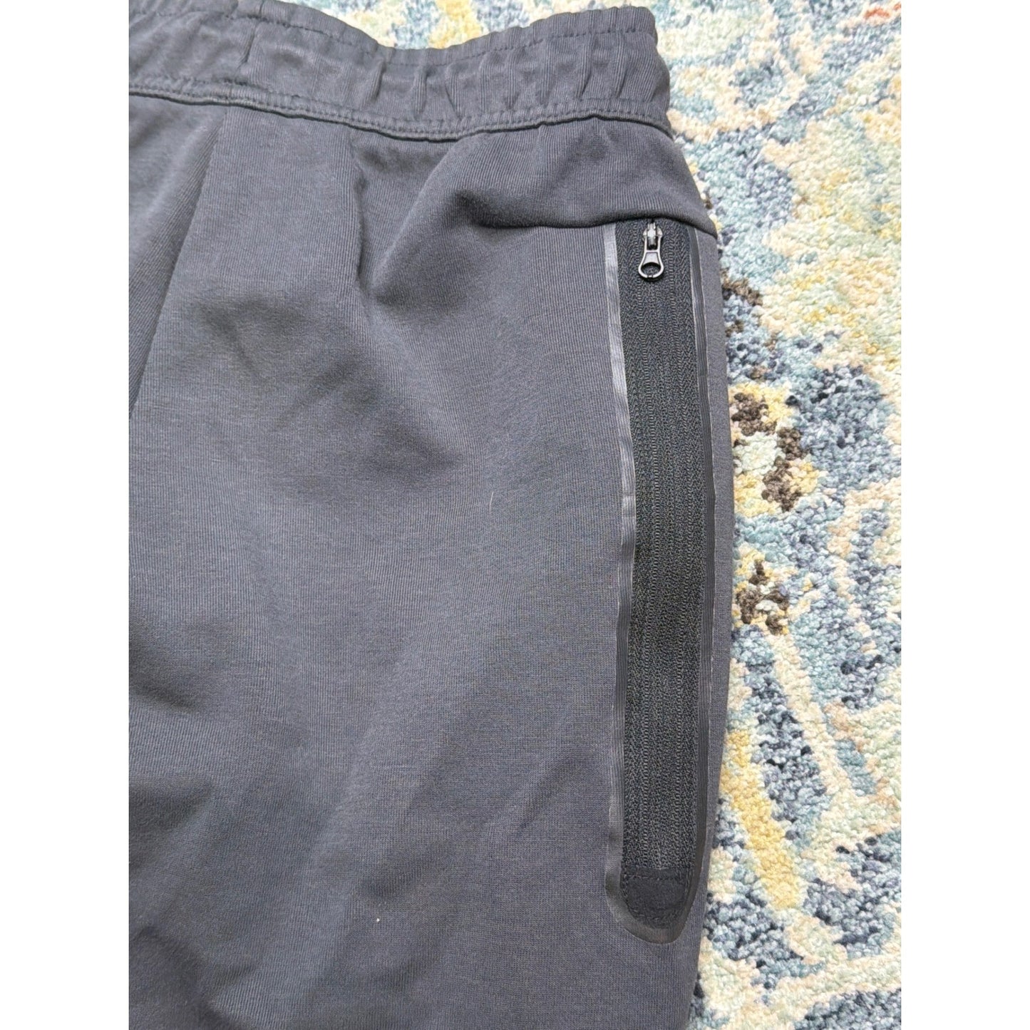 Nike Tech Fleece Joggers Boys XL Grey Neon Green Sweatpants EUC5