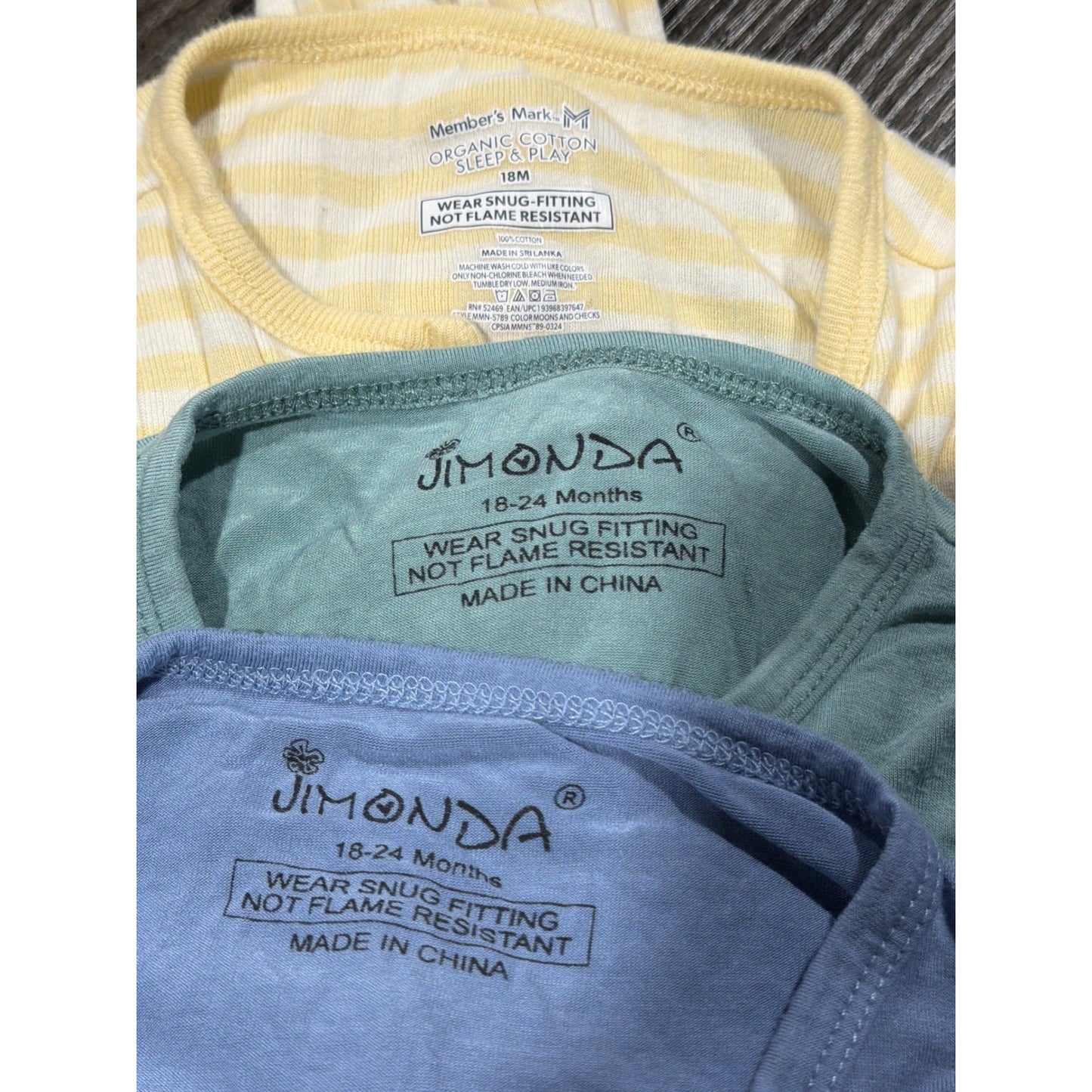 Sleeper Bundle Boys 18-24M Bamboo Organic Cotton Bundle GUC5