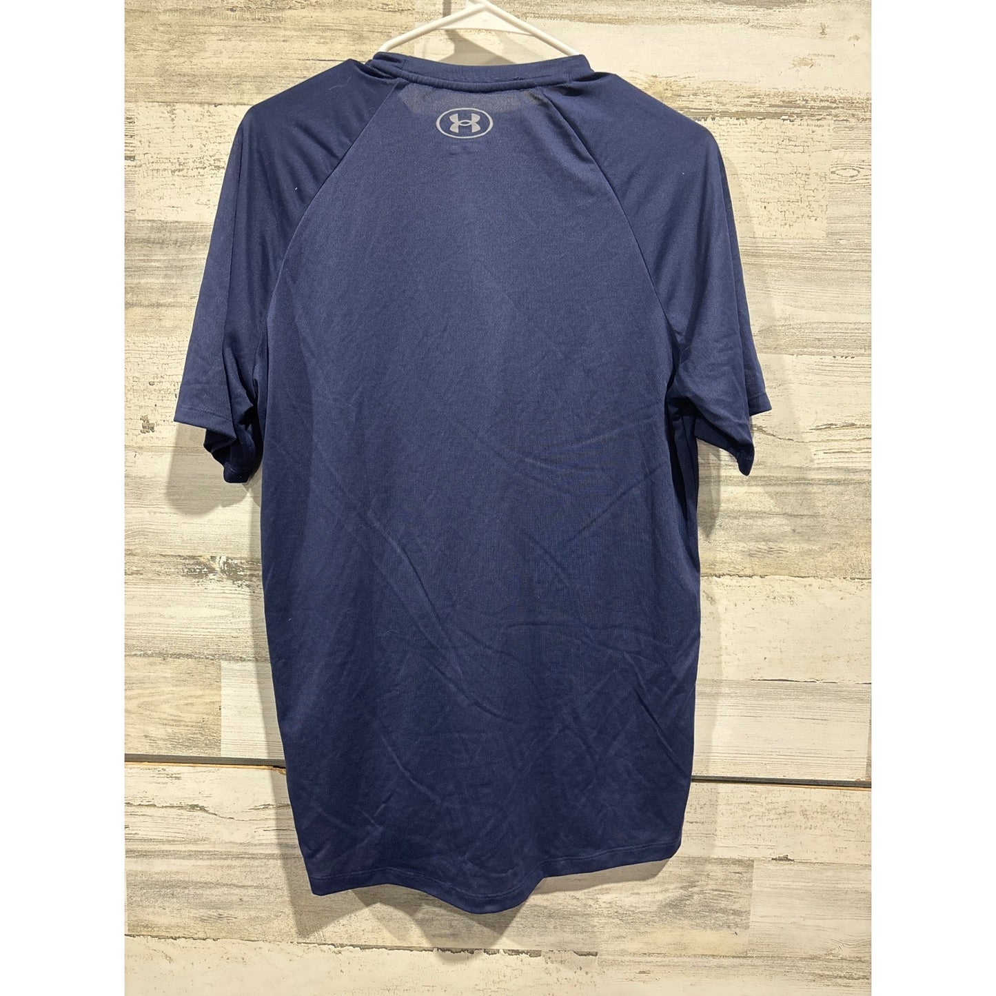 Under Armour Notre Dame Shirt Mens Medium Navy Blue Dri-Fit Collegiate NWT4