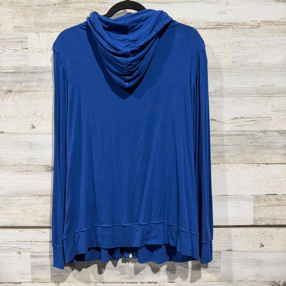 Kickee Zip Up Hoodie Women 2XL Blue Bamboo Viscose Casual Solid3