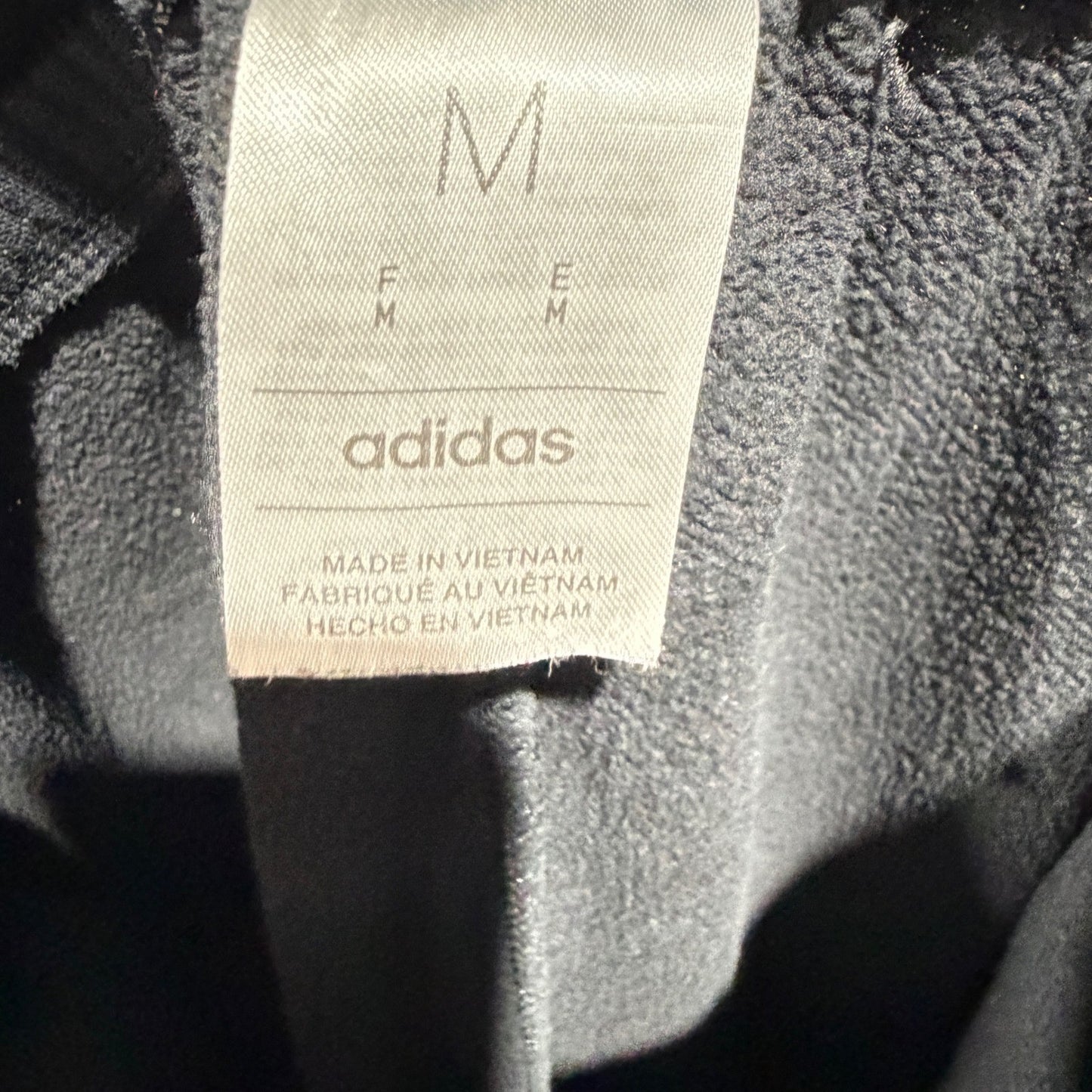 Adidas Jogger Sweatpants Boys Medium Black Fleece Active Sporty GUC4
