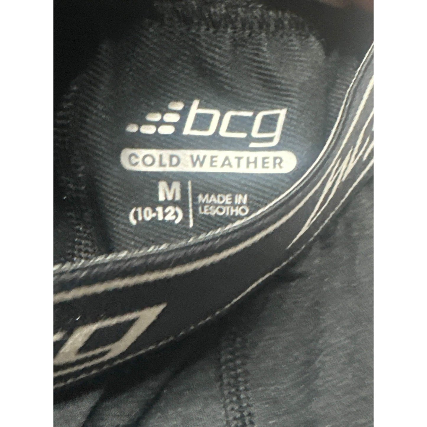 BCG Compression Leggings Boys 10/12 Black Cold Weather Base Layer2
