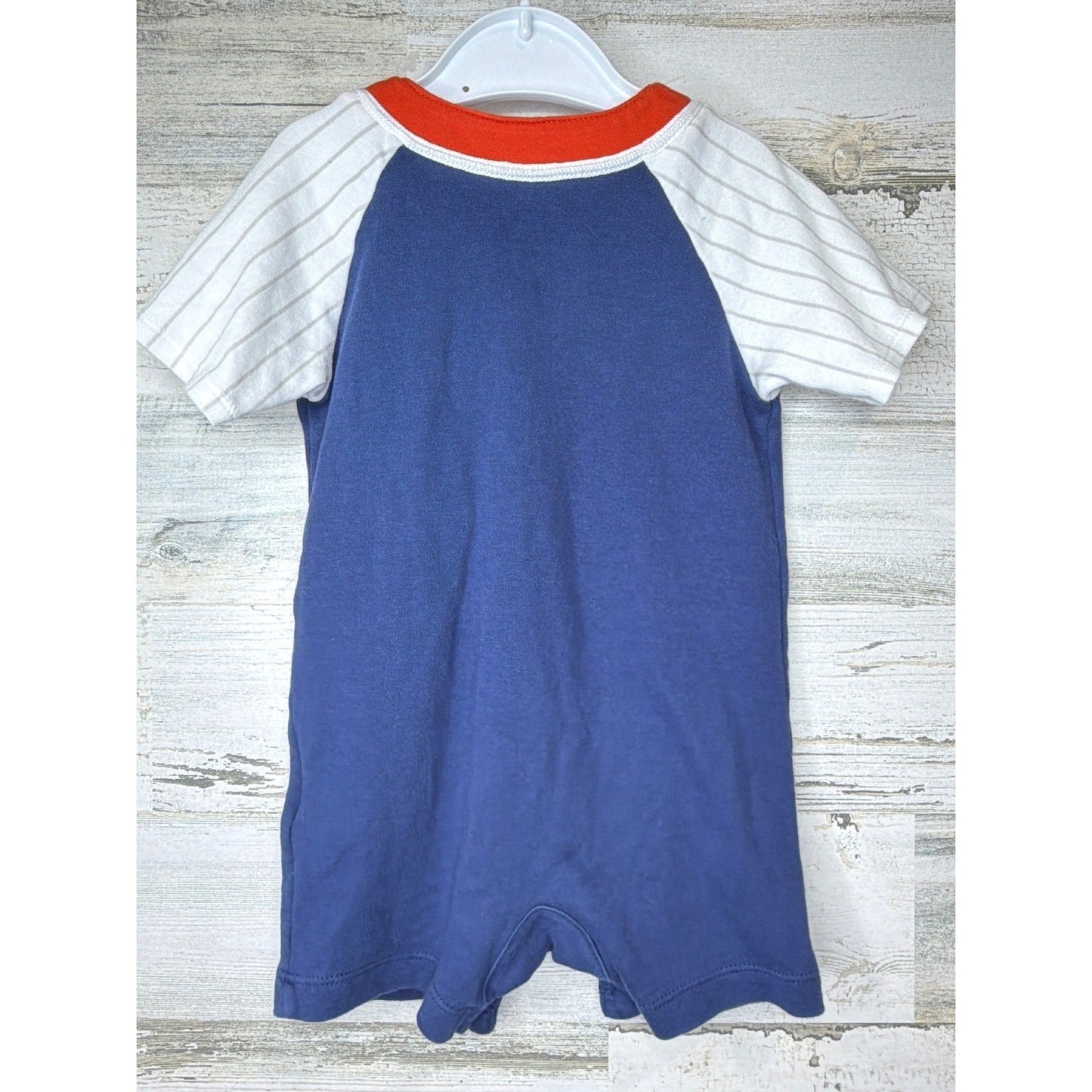 Genuine Merchandise Houston Astros Romper Boys 12M Navy Orange Baseball EUC2