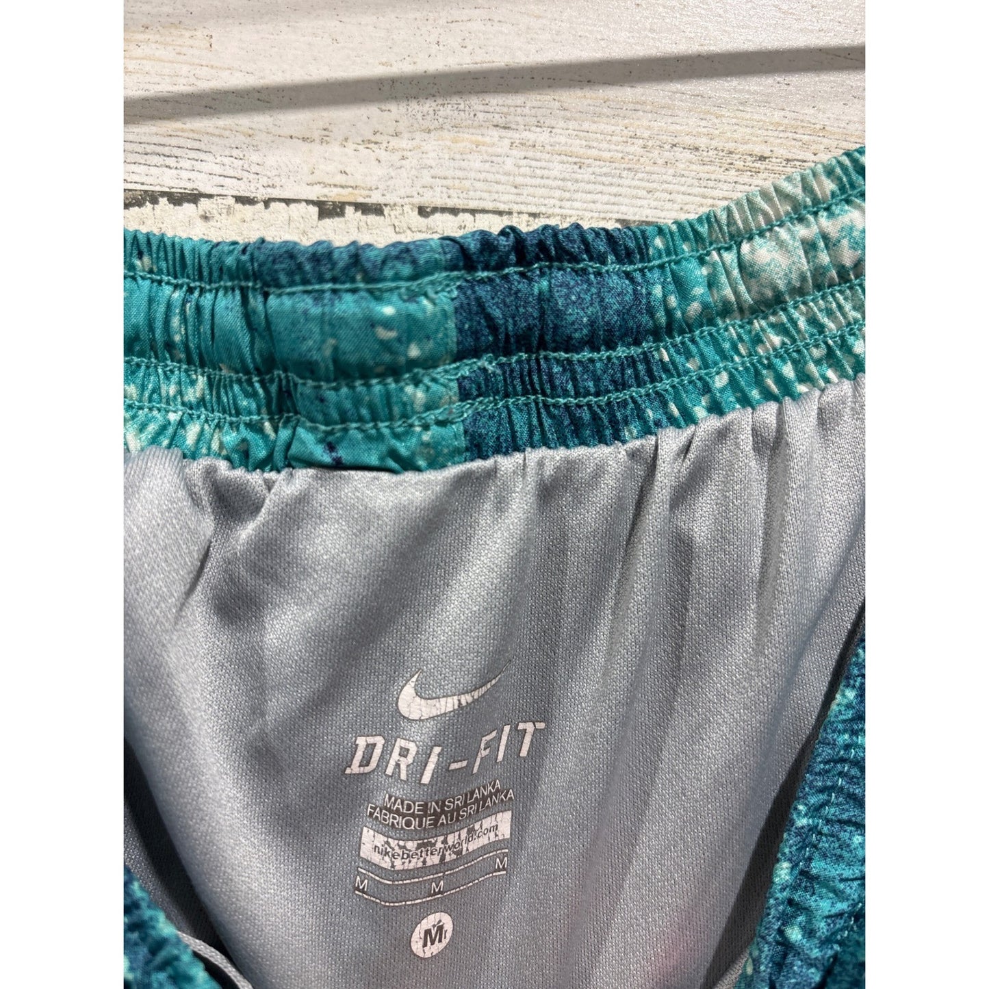 Nike Running Shorts Women Medium Green Teal Bundle Tempo Athletic EUC10