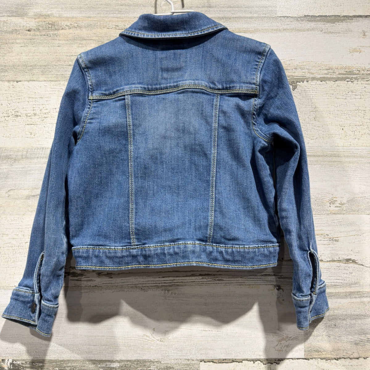Gymboree Denim Jacket Girls Size 5-6 Blue Stretch Trucker Classic EUC5