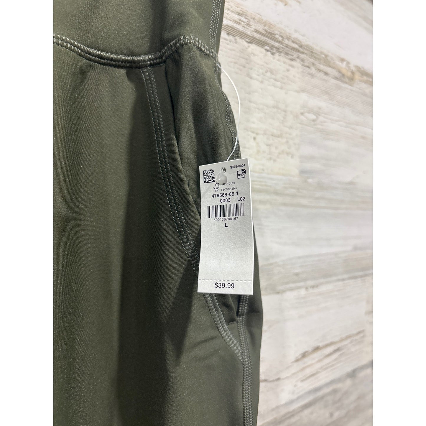 Old Navy Joggers Women Large Green High Waisted Activewear Gorpcore NWT2
