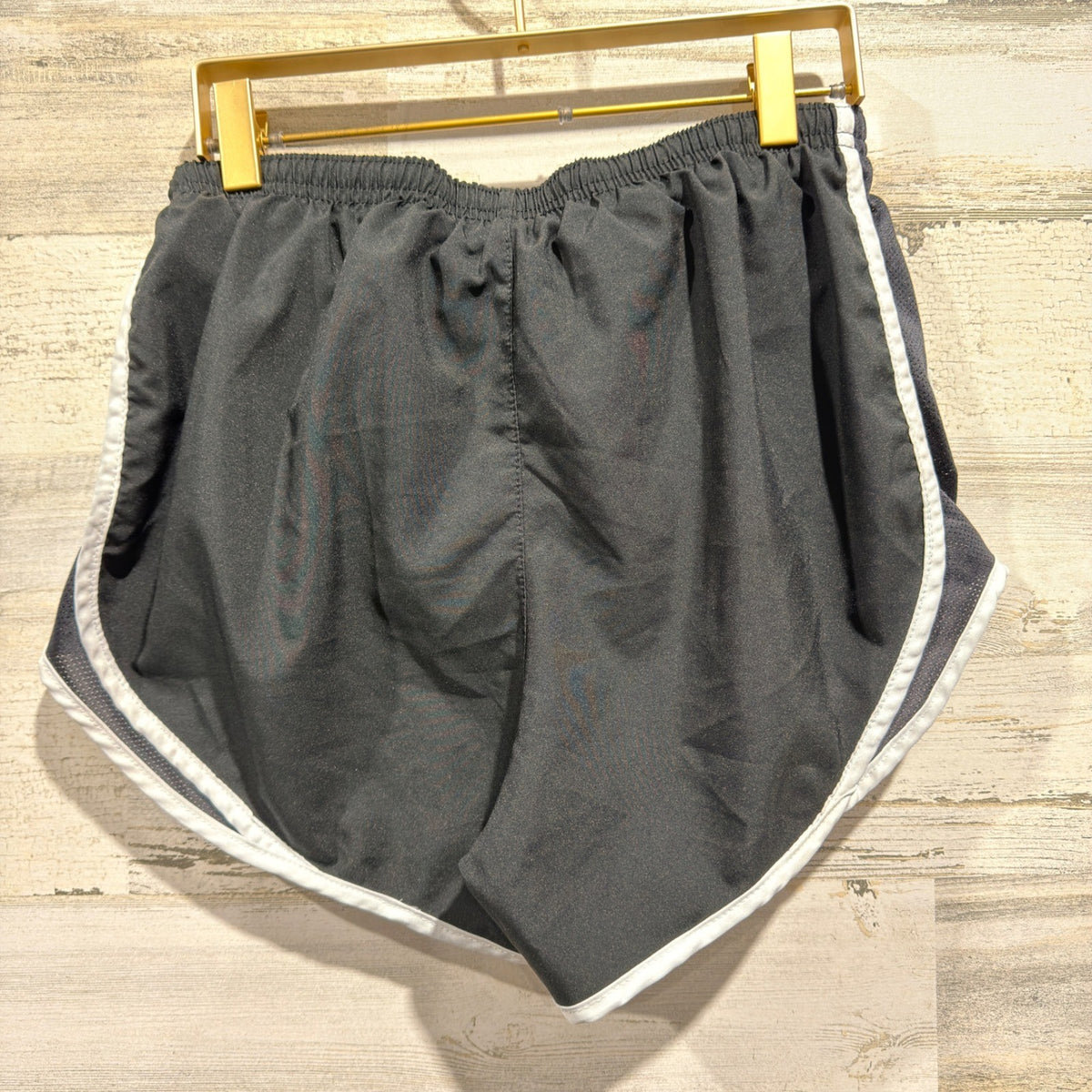 Varsity Spirit Running Shorts Women S Black White Piping Athletic Sporty EUC4