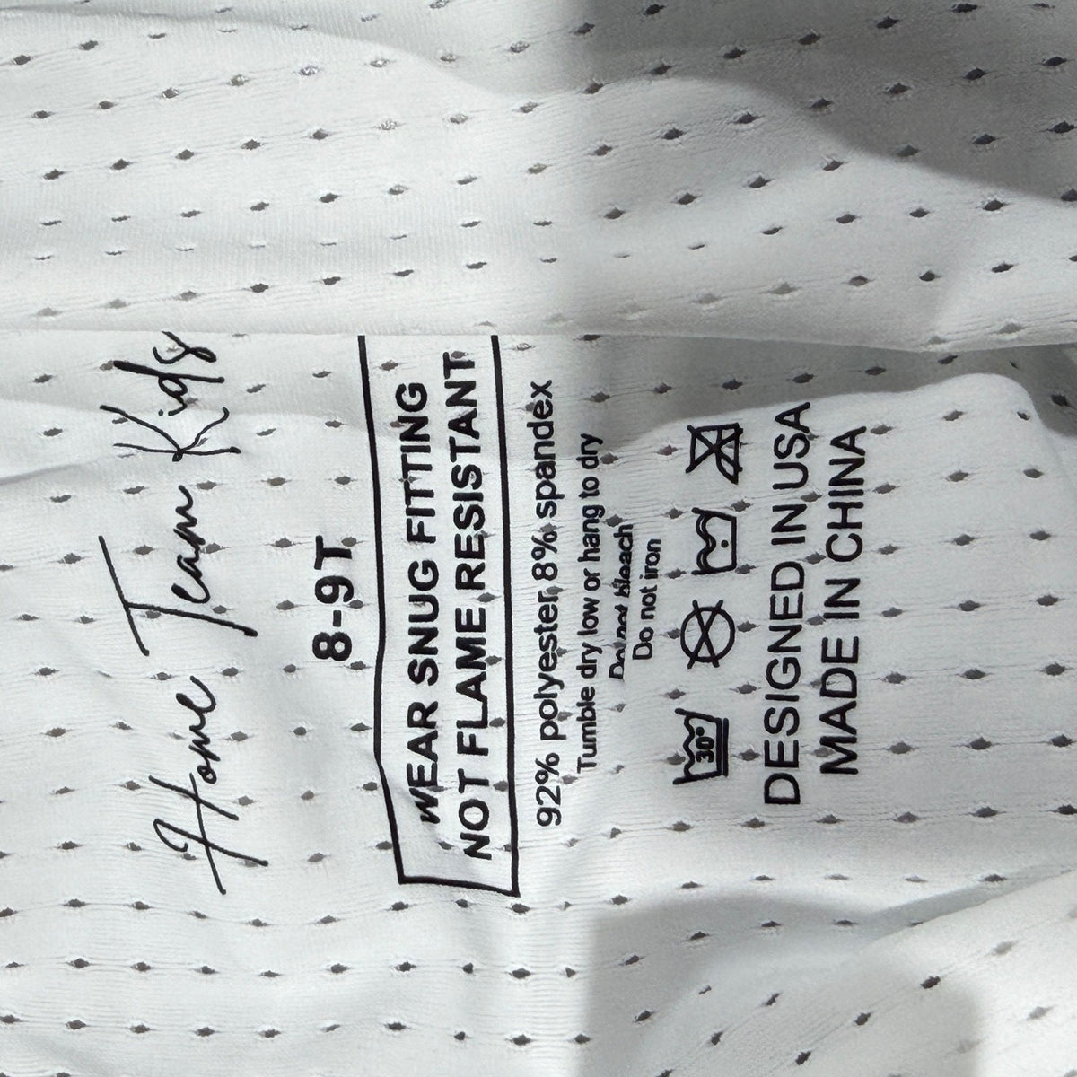 Home Team Kids Mickey Mouse Swim Shorts Boys 8-9T Blue Gingham New4