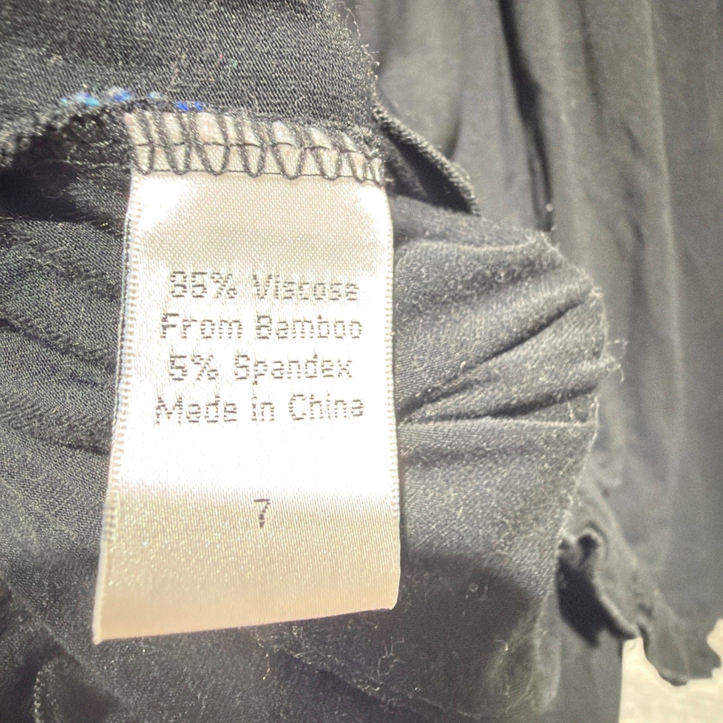 Kickee Pants Dress Girls 7 Black Bamboo Viscose Short Sleeve Ruffle EUC2