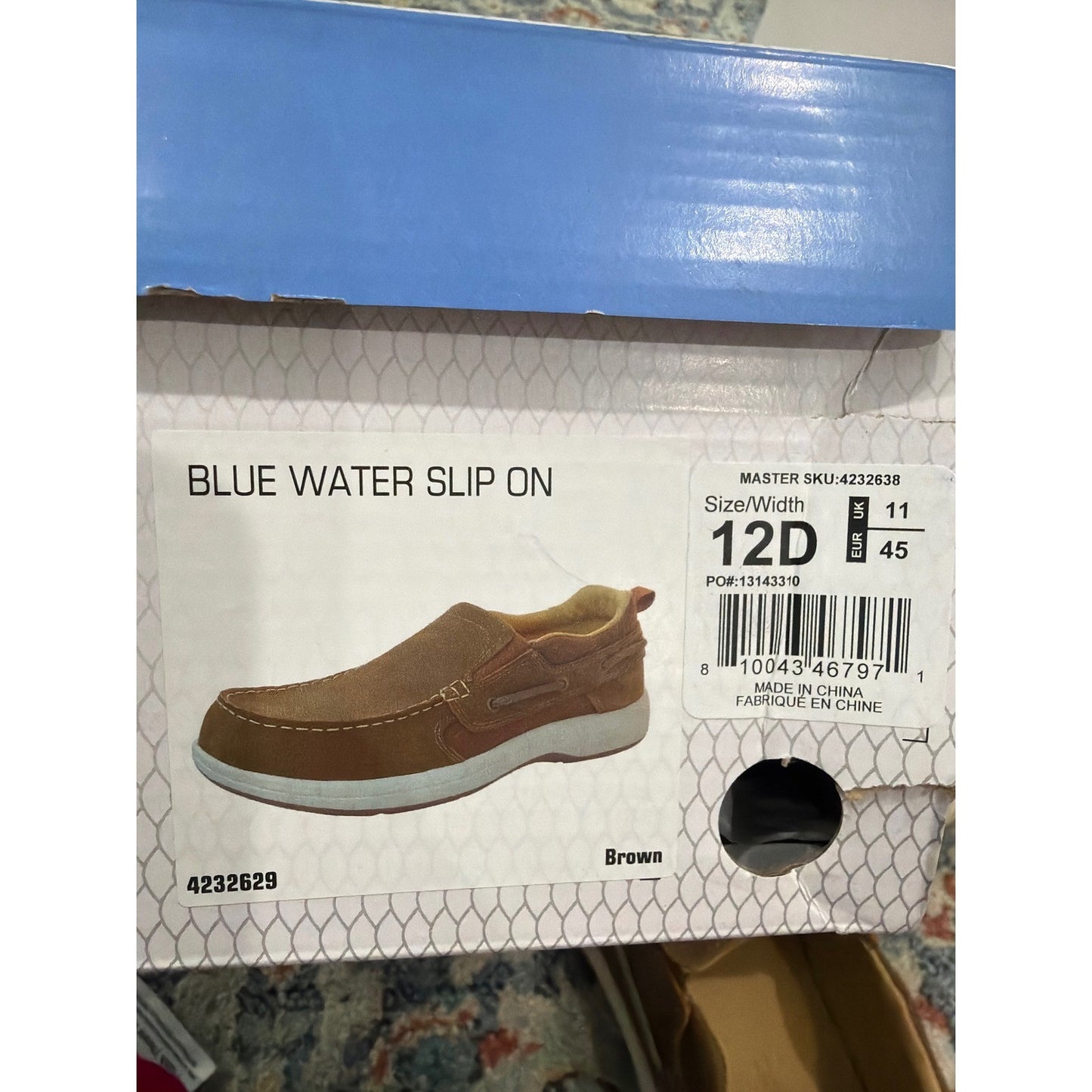 Worldwide Sportsman Bluewater Shoes Men 12 Brown Slip On Nautical9