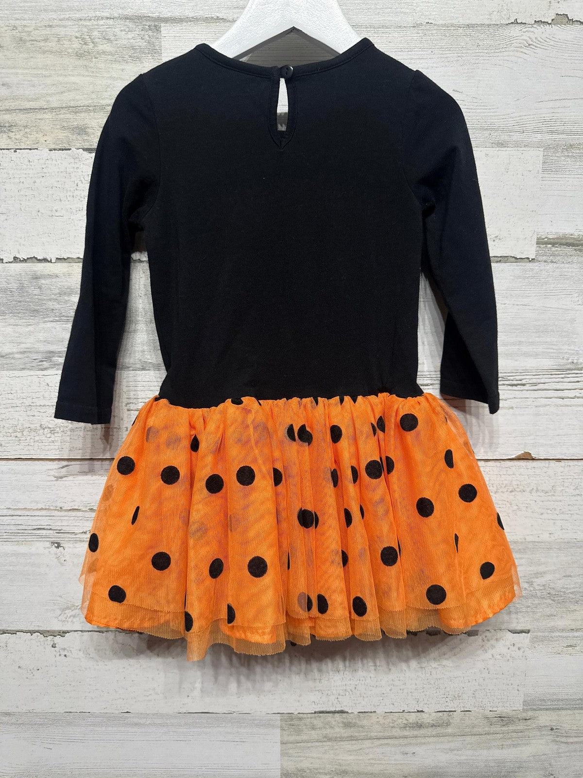 Counting Daisies Halloween Dress Girls 3T Black Orange Cat Pumpkin Tutu1