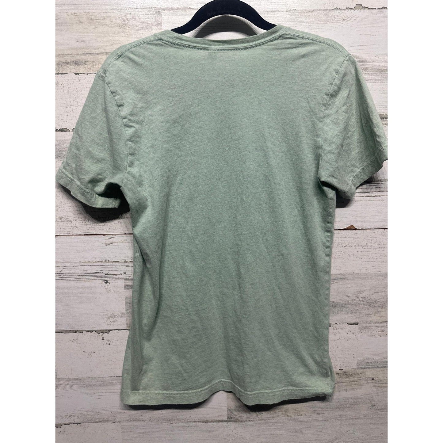 The Holiday Tees Graphic T-Shirt Women Medium Green Shamrock Psalm 139 EUC4
