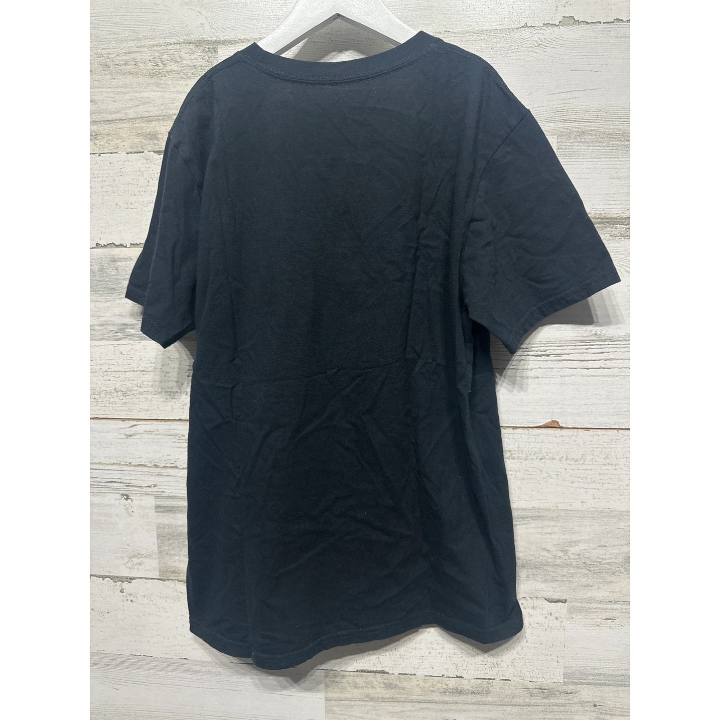 Gildan Crawfish Graphic T-Shirt Boys Large Black Neon Lobster EUC2