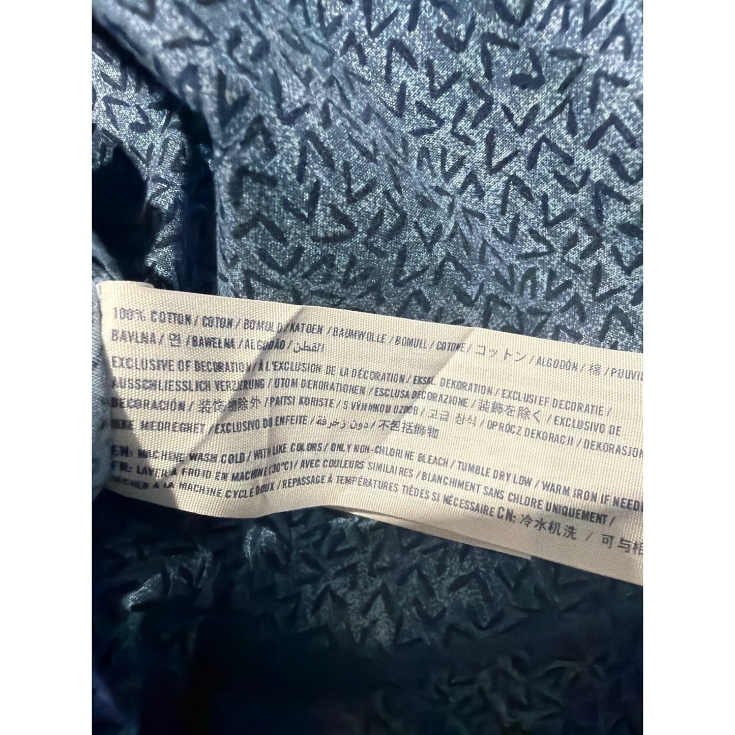 Abercrombie Button Up Shirt Boys XL 16 Blue Geometric Print Preppy5