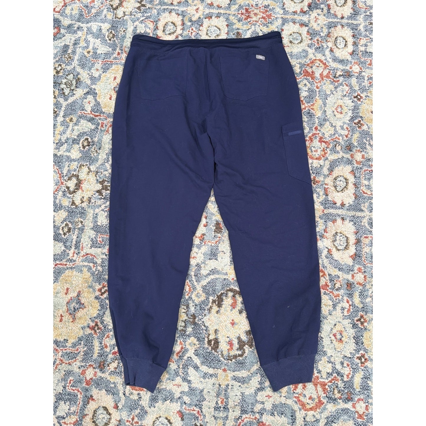 Figs Scrub Pants Women XL Navy Blue Technical Collection Jogger EUC4