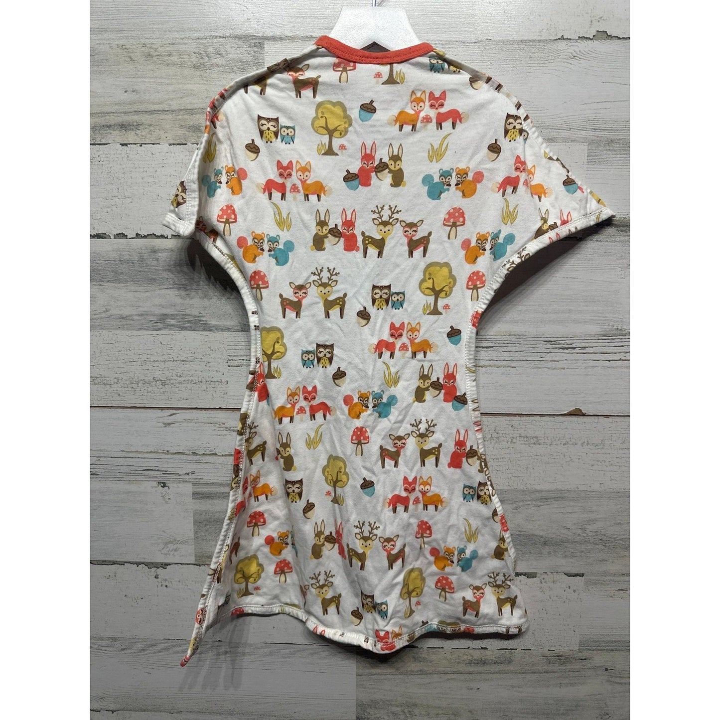 Sleeping Baby Sleep Sack Kids Small 4-8m White Woodland Animals EUC2