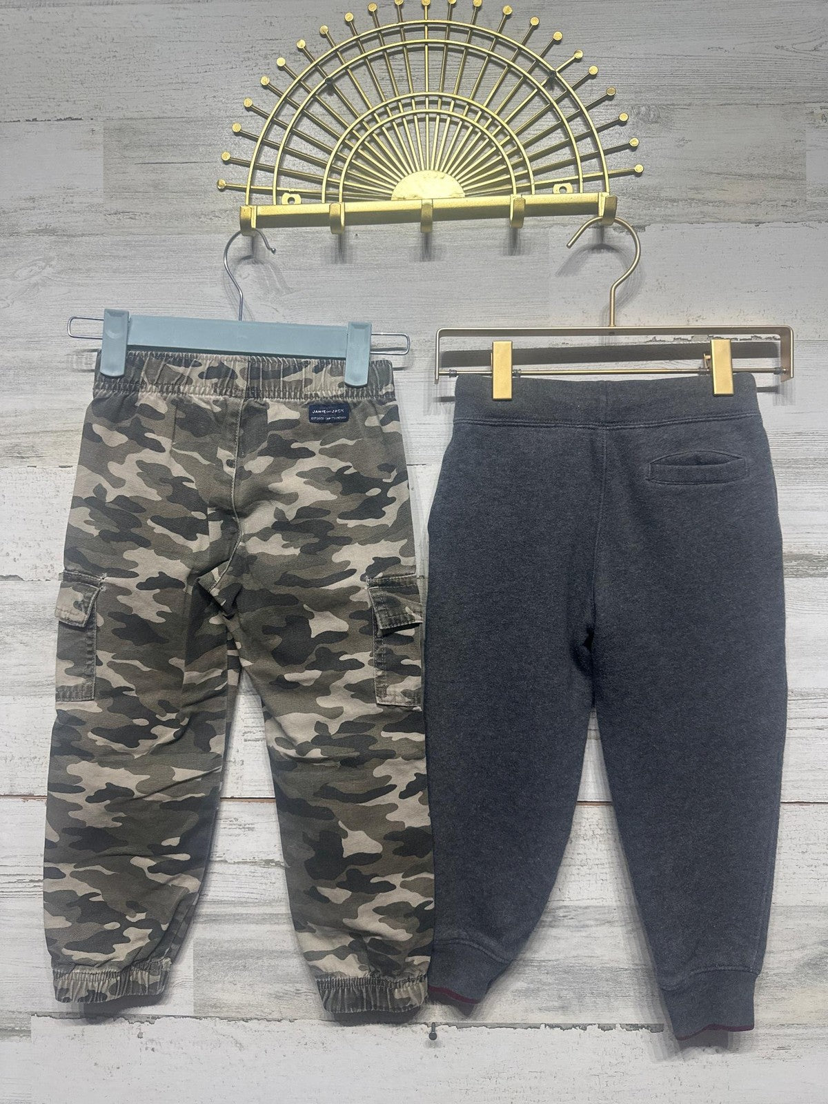 Janie and Jack Polo Ralph Lauren Pants Boys 4t / 4 Camo Grey Jogger Bundle3