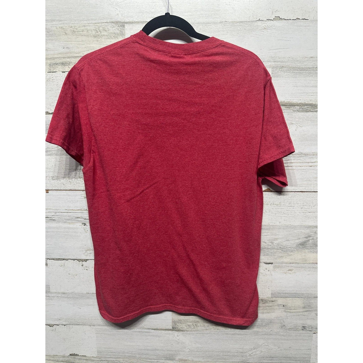 Graphic T-Shirt Women M Red Better Not Pout Holiday EUC2