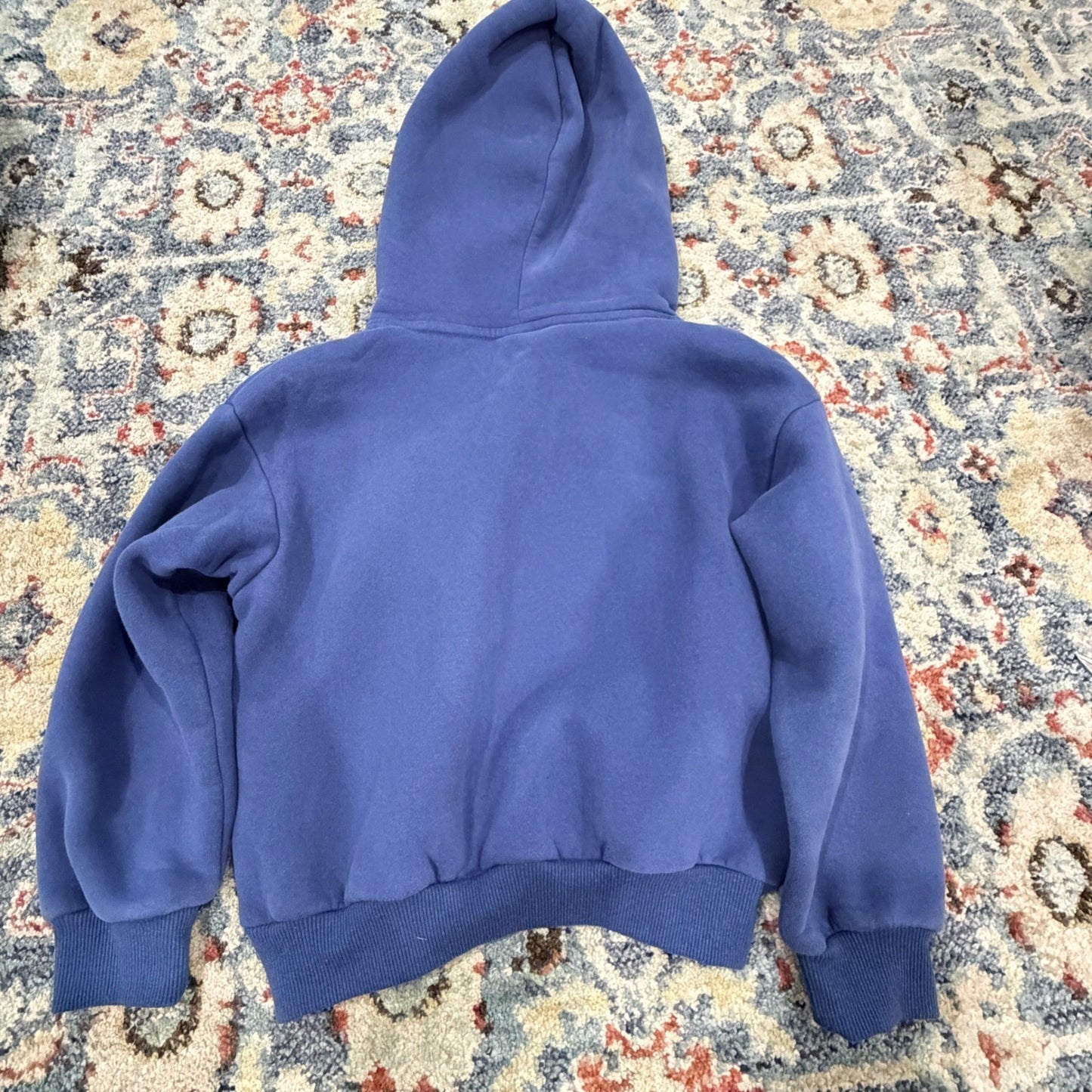 Comfrt Hoodie Kids Size S (Fits like 4/5) Blue Heavyweight Streetwear EUC4