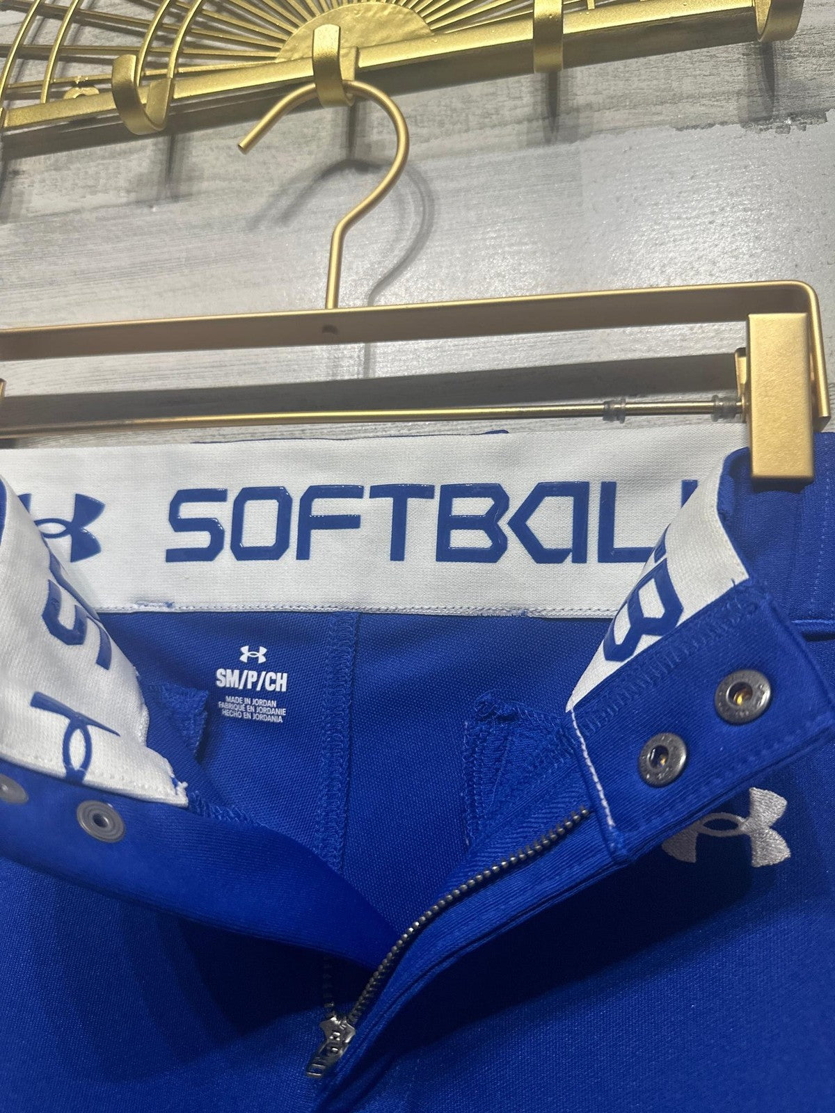 Under Armour Softball Pants Women Small Blue Cropped Knickers EUC2