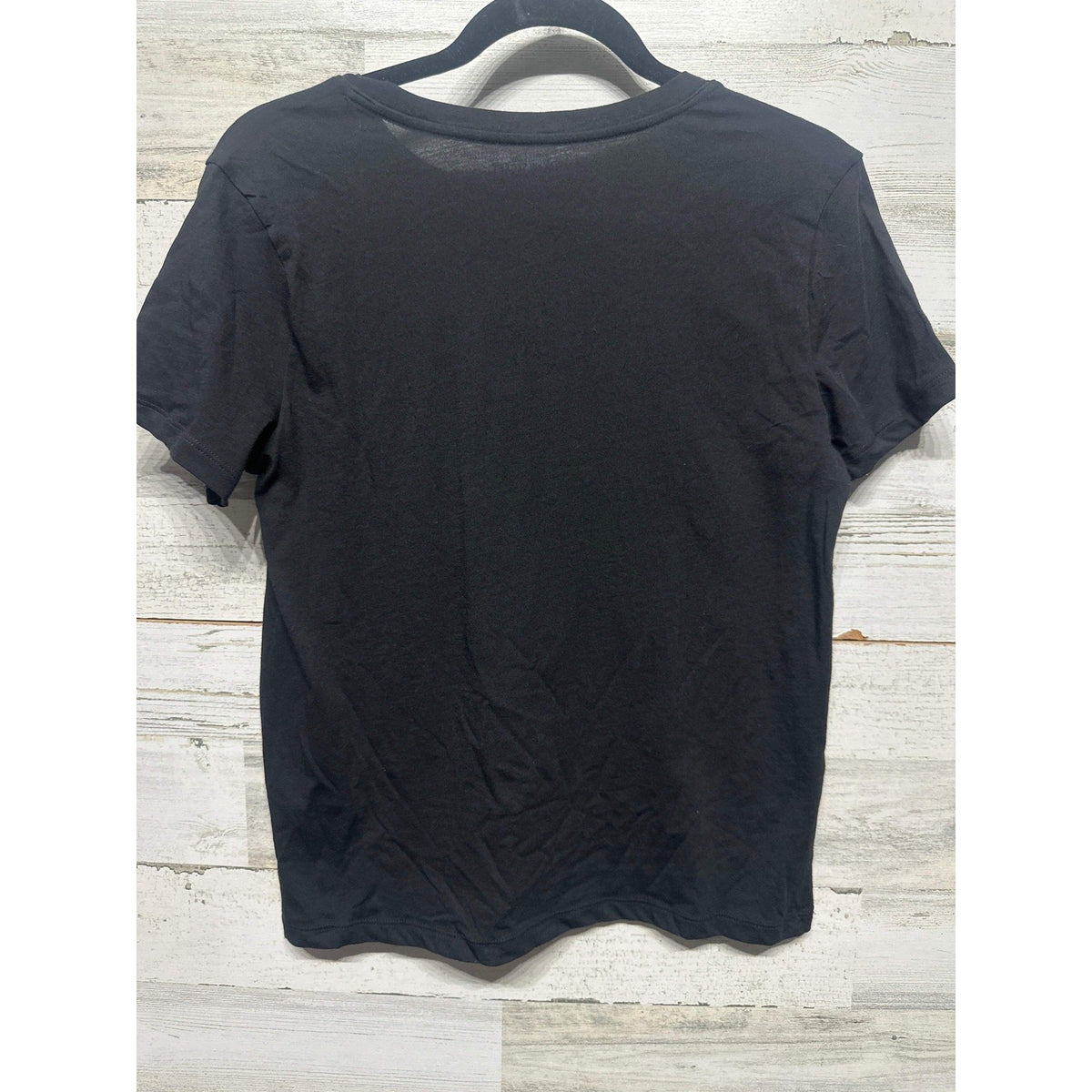 Victoria's Secret Graphic Tee Womens XS Black Gold Logo EUC3