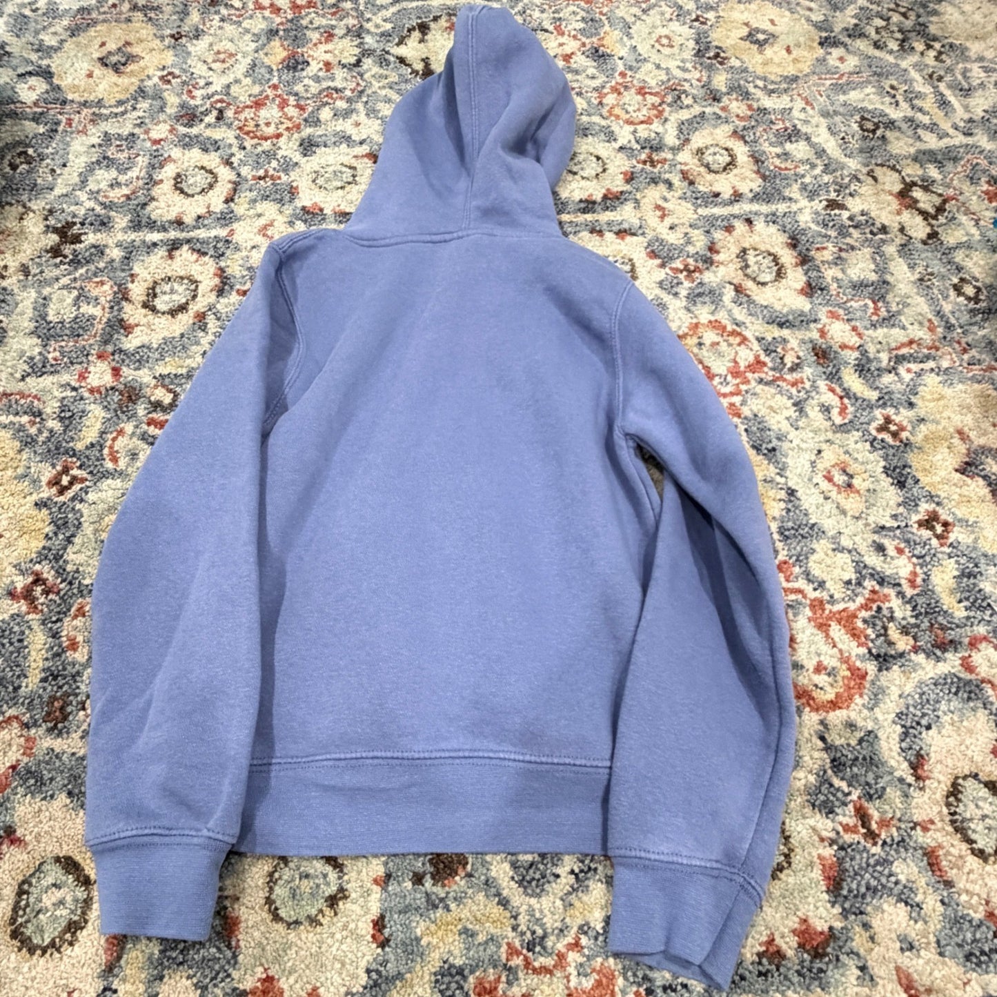 Lone Rock Mangy Moose Hoodie Kids YS Blue Jackson Hole Wyoming EUC3