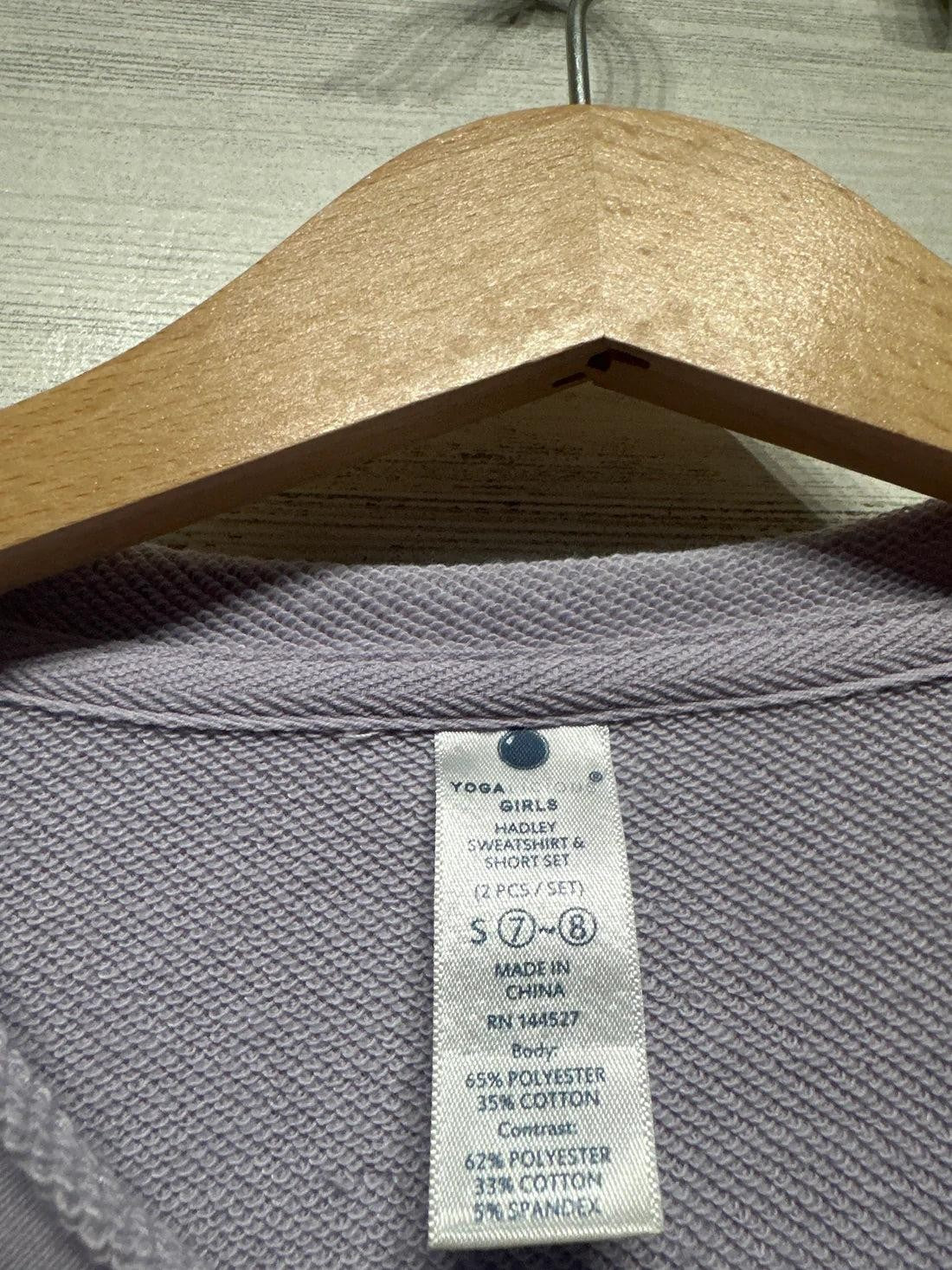 Art Class Stella & Sienna Yoga Tops Bundle Girls 7/8 Floral Lavender EUC7