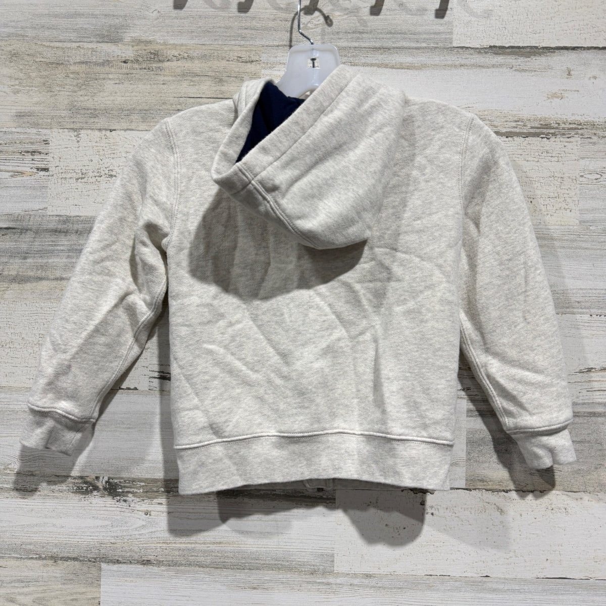 Polo Ralph Lauren Zip Up Hoodie Kids Boys 6 Oatmeal Heather Cotton Blend Classic5