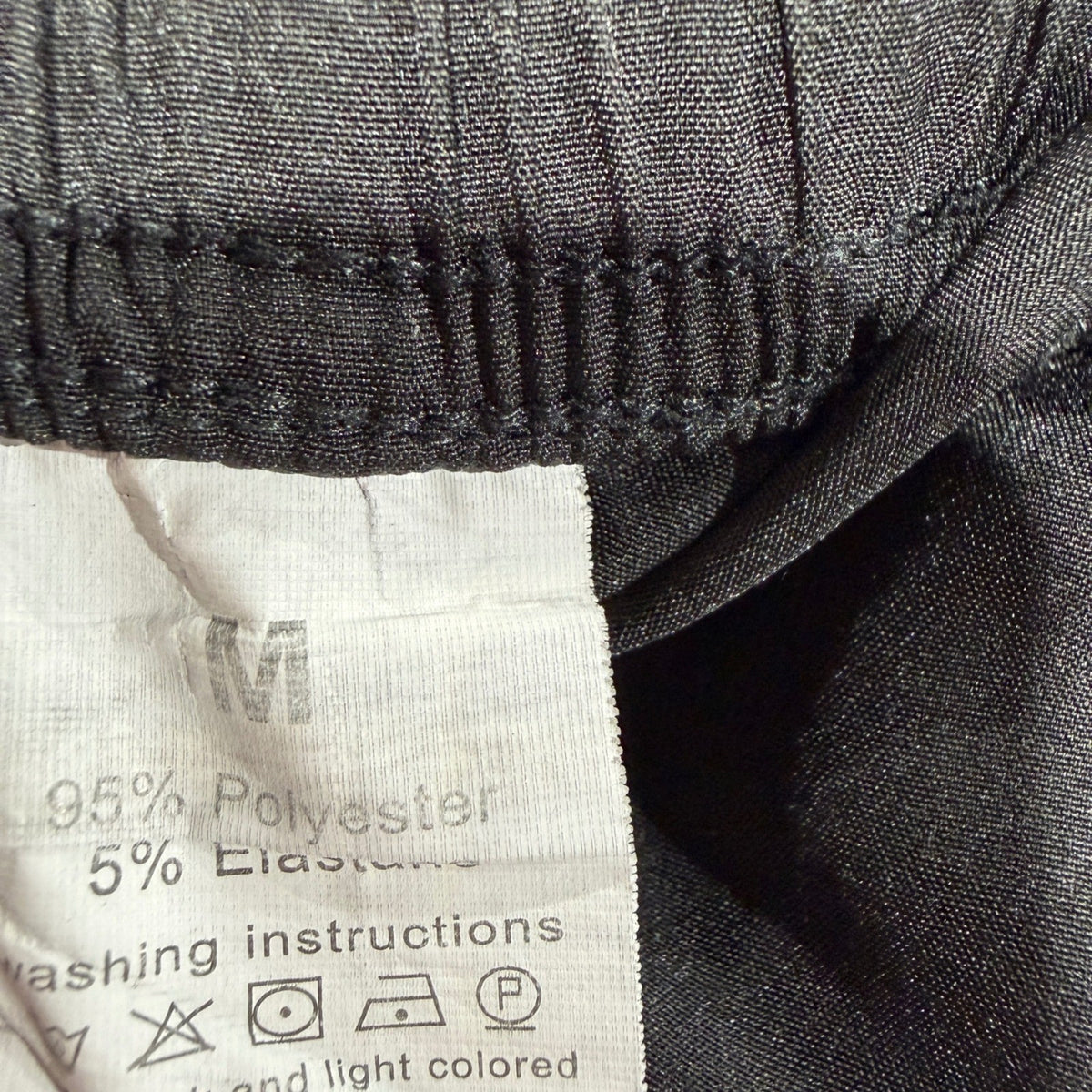 Athletic Shorts Men Medium Black Quick Dry Sporty Active EUC3
