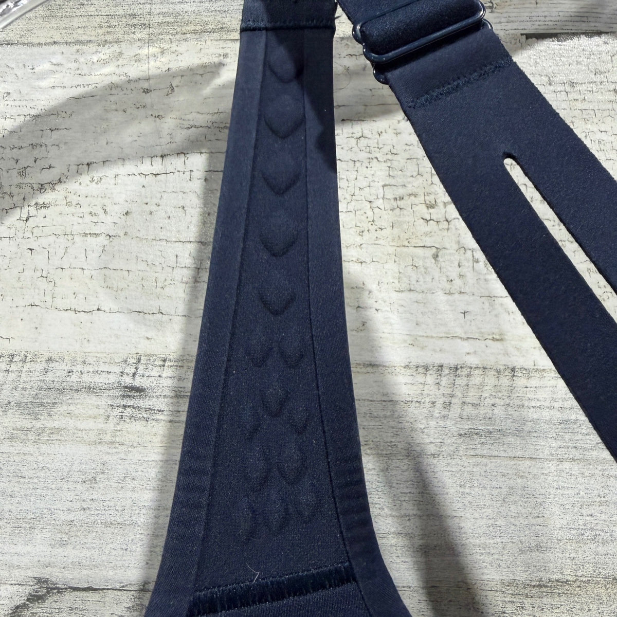 Lululemon AirSupport High-Support Bra 36DD Navy Blue Nylon Performance EUC8