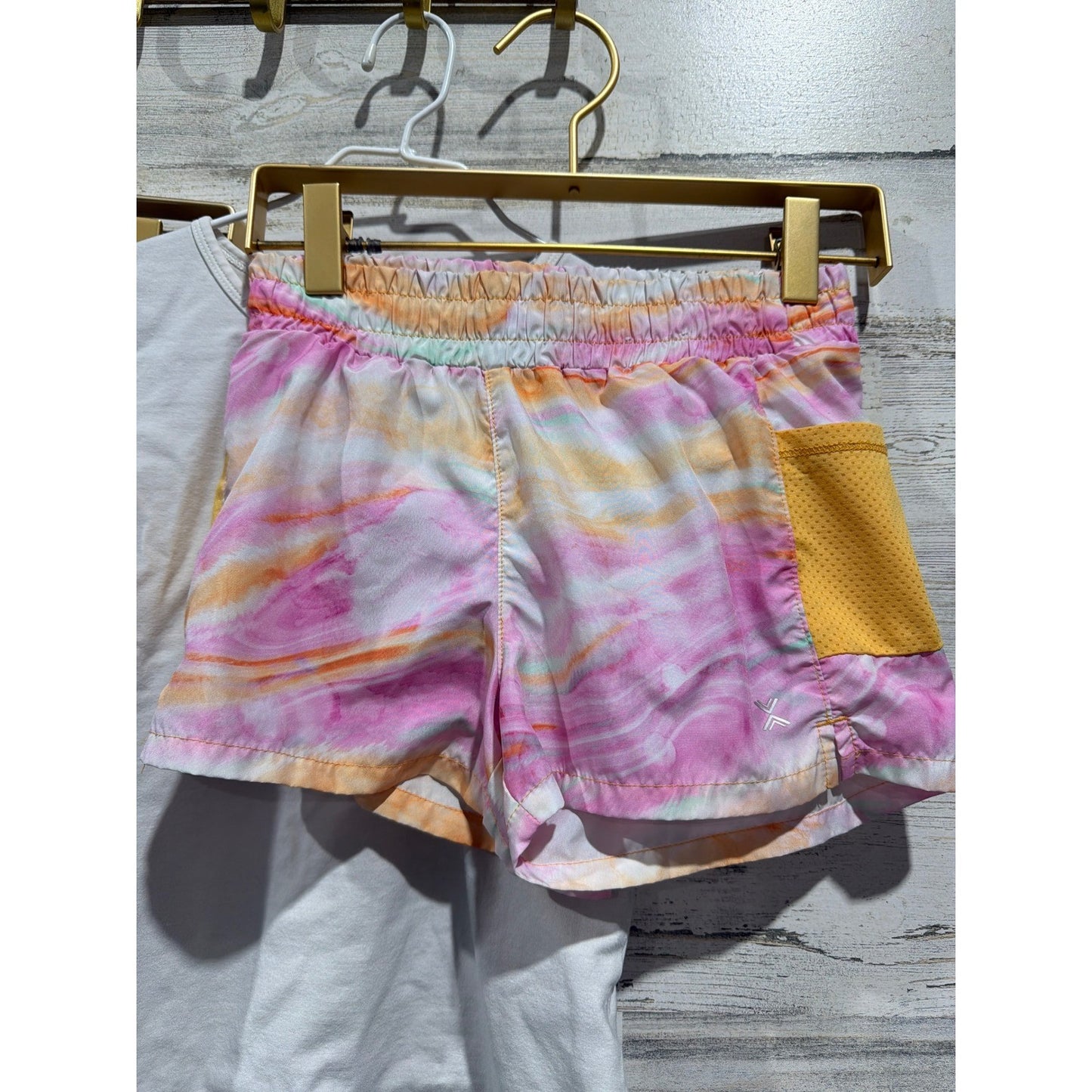 Sweet Honey All in Motion Girls Size 6 Purple Pink Butterfly Active Set GUC4