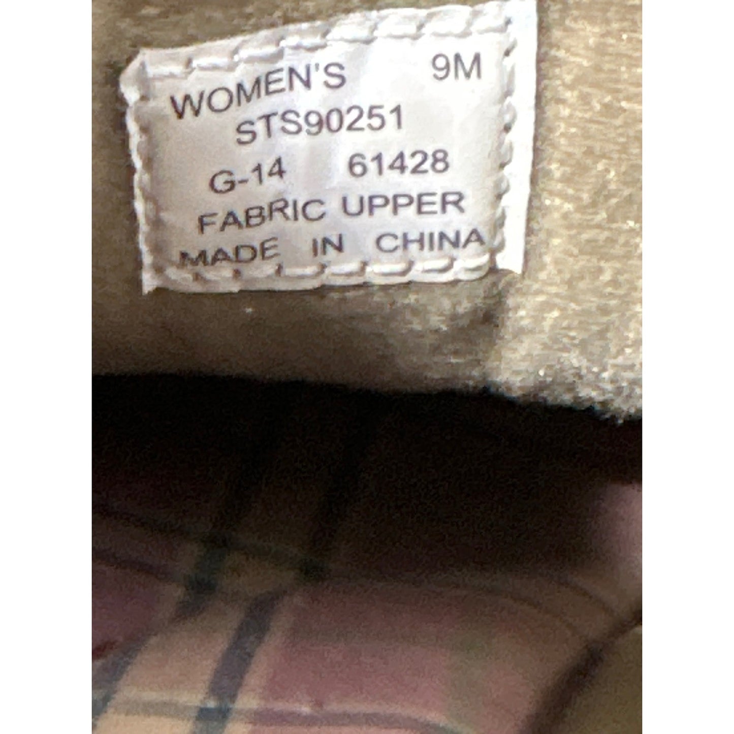 Sperry Boat Shoes Womens 9 Tan Canvas Corduroy Quilted Loafers5