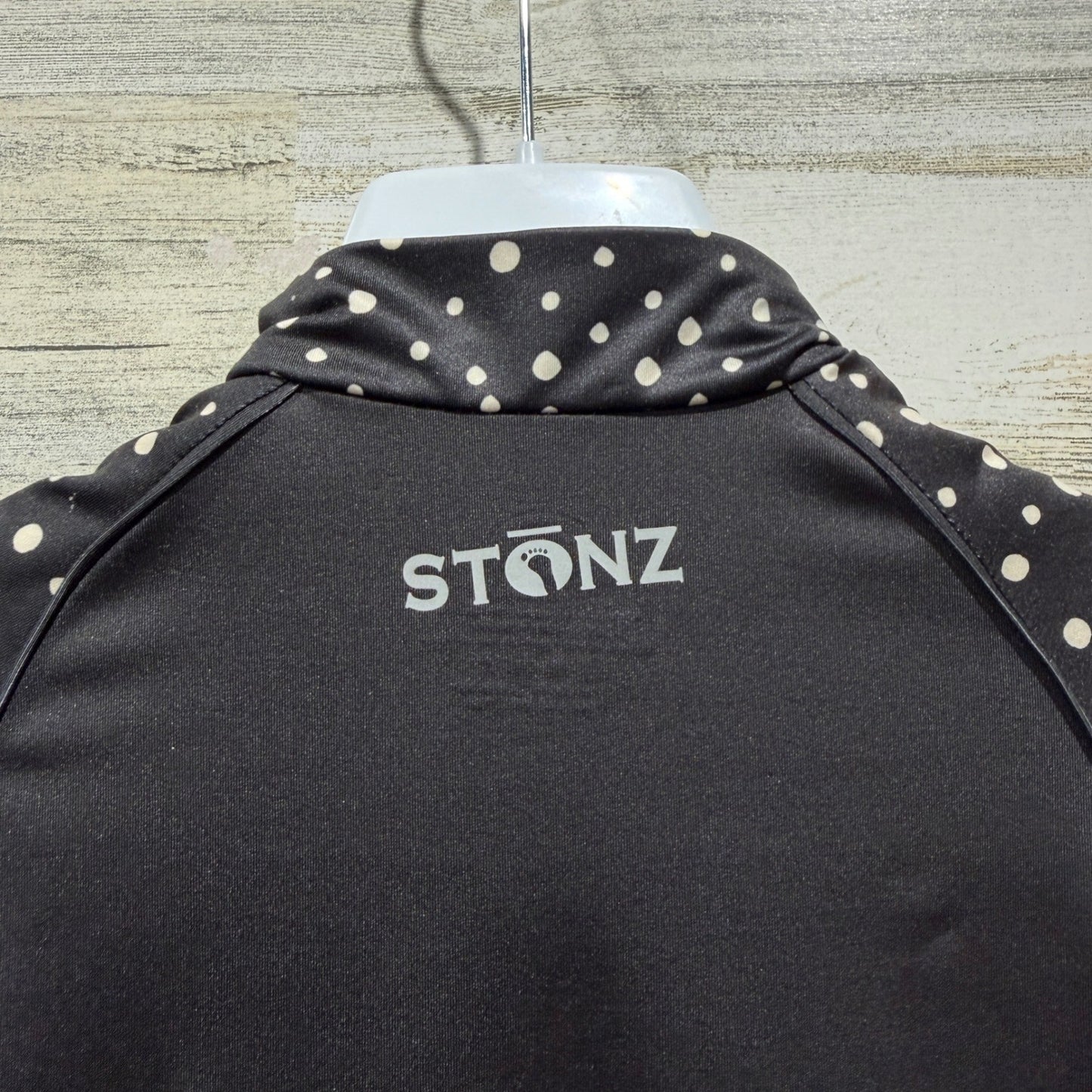 Stonz Sun Suit Baby 0-6M Black Polka Dot UPF 50+ Rash Guard Swimwear NWT4