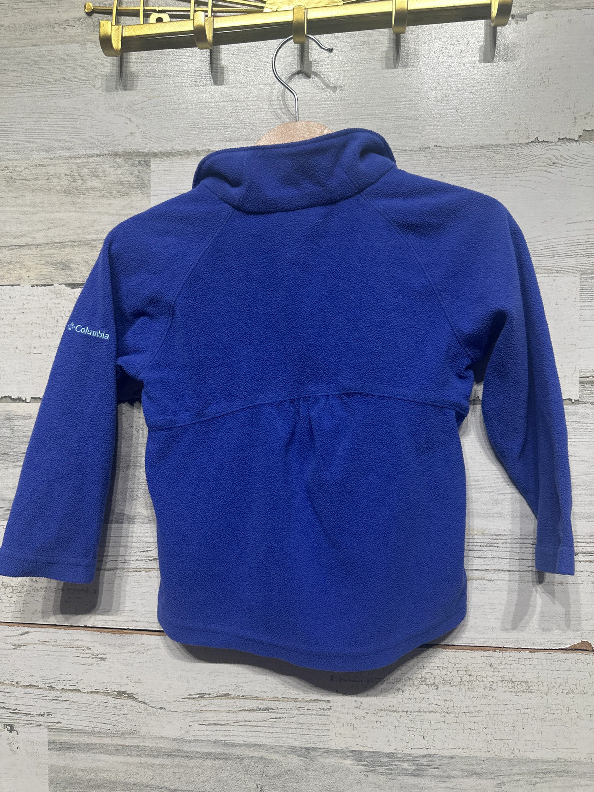 Columbia Fleece Pullover Toddler 2T Blue Quarter Zip2