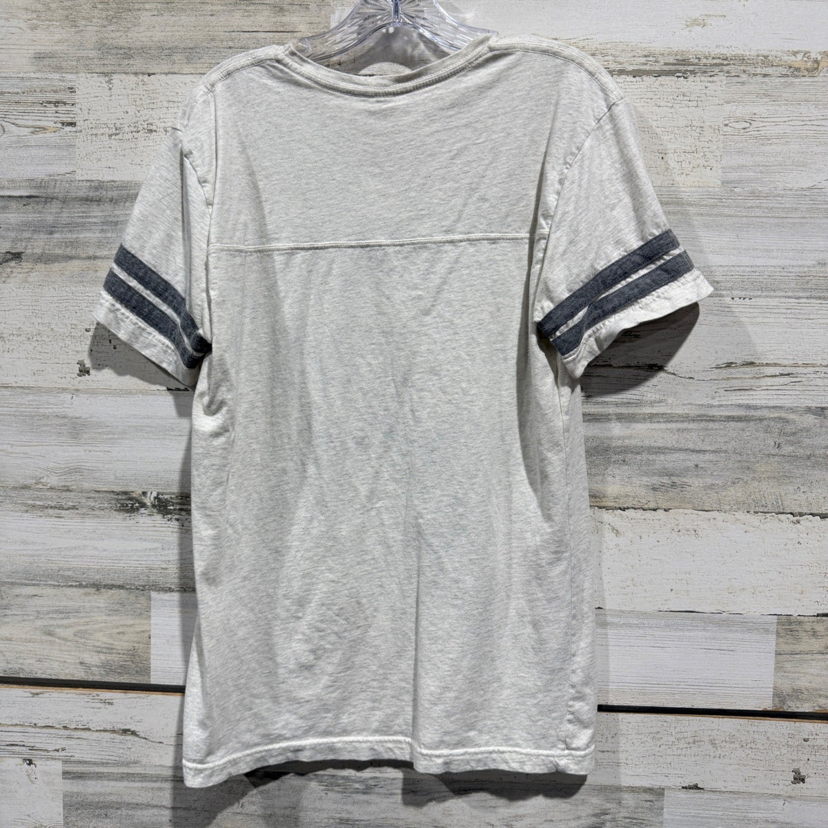 Live and Tell I Just Hope Both Teams Have Fun Tee Women M Gray Cotton Flawed*5