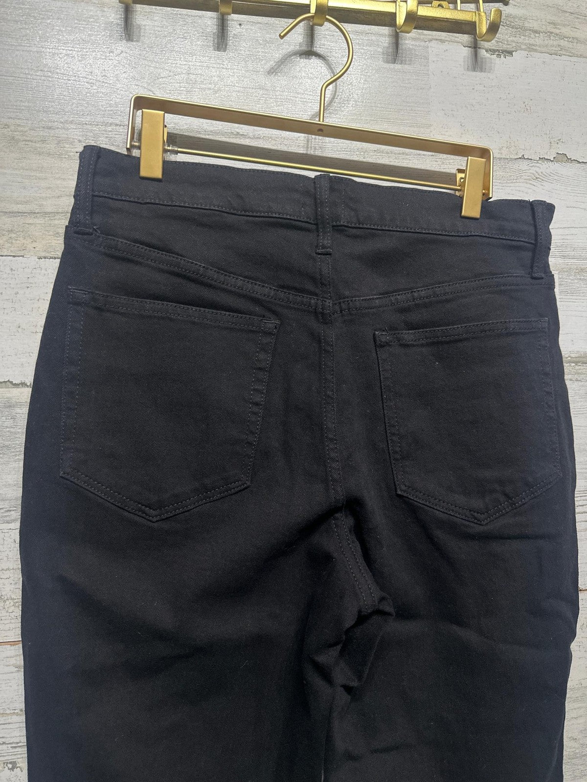 J.Crew Jeans Women 29 Tall Black Mid-Rise Flare Crop NWT4
