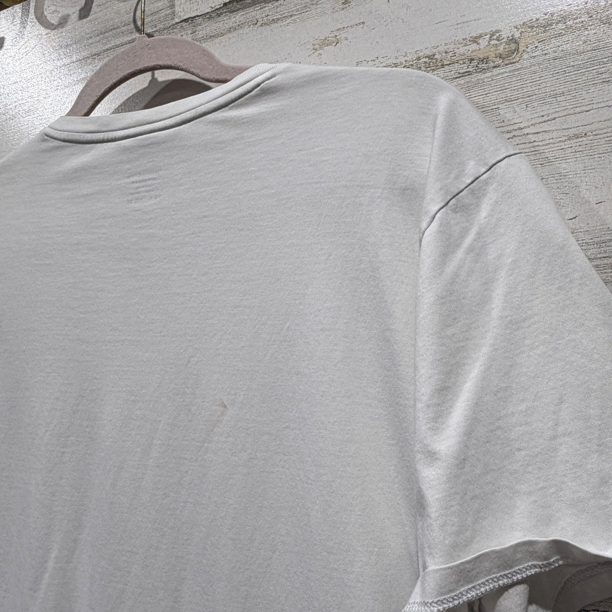 Lacoste Pima Cotton V-Neck T-Shirt Men XL White Solid Classic Flawed*7