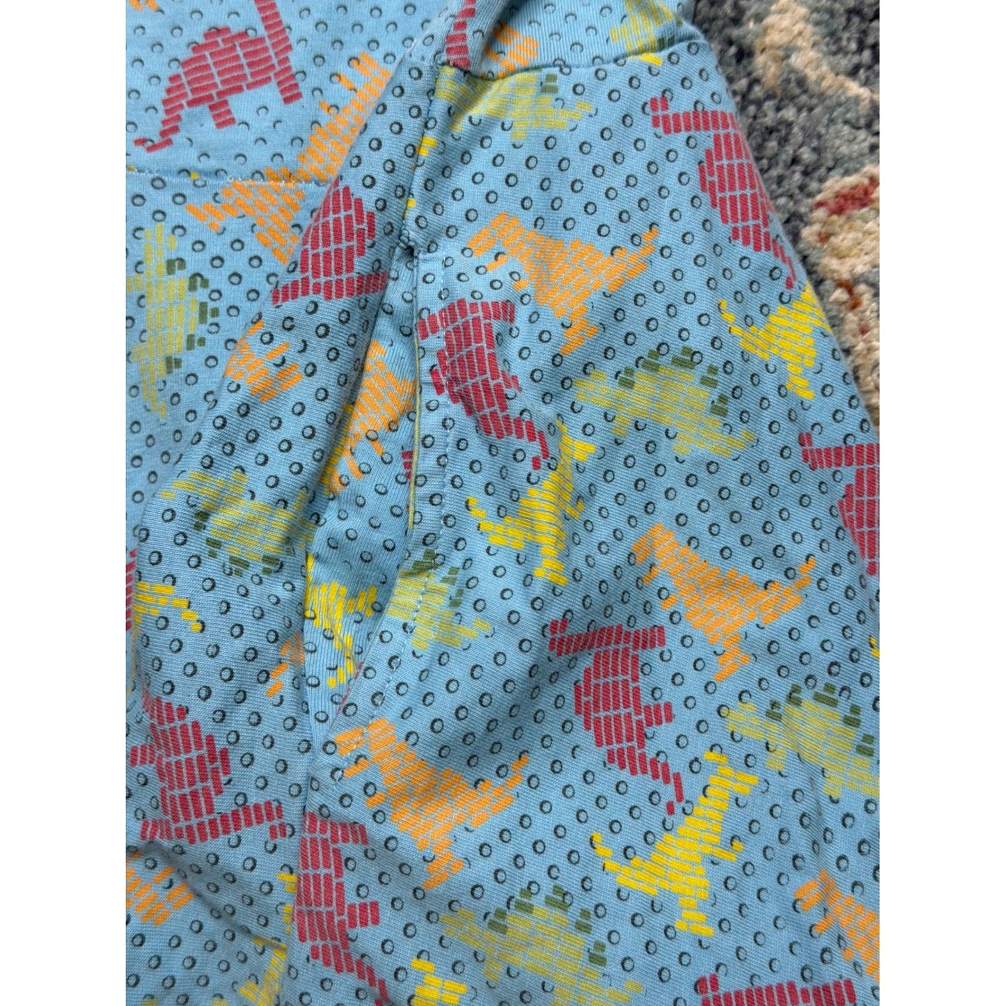 Svaha Dinosaur Skater Dress Girls 9/10 Blue Organic Cotton STEM Print4