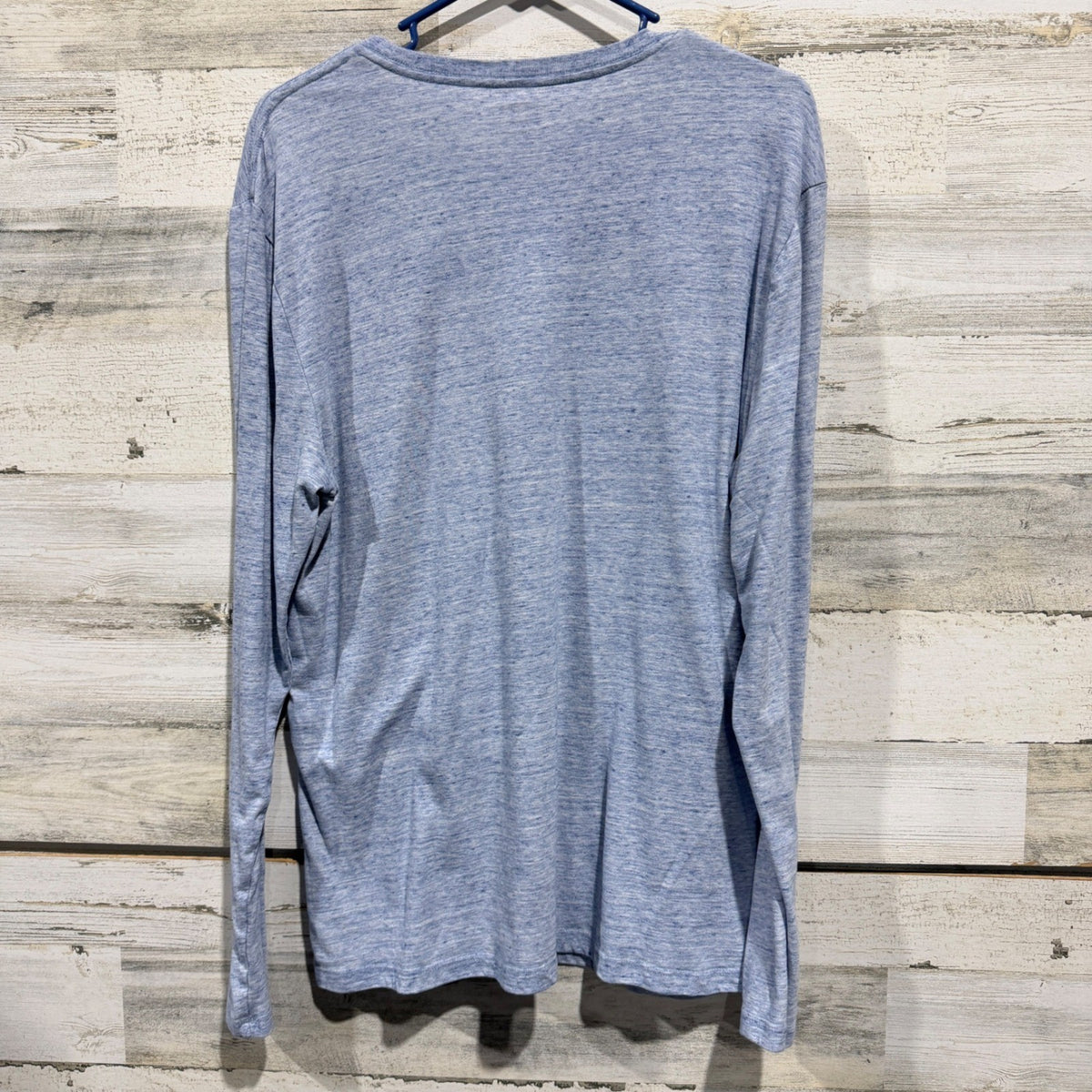 Old Navy Soft-Washed Tee Shirt Women L Blue Heathered Basic Casual4