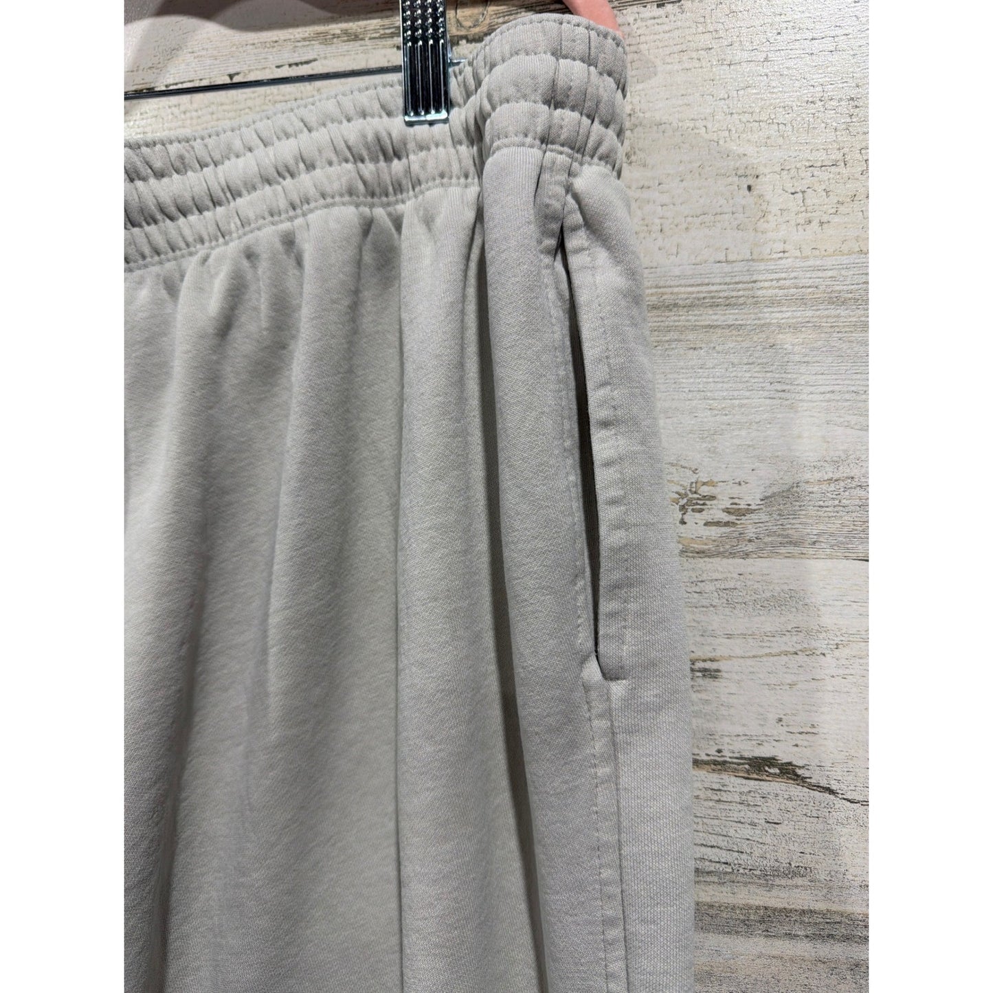 H&M Jogger Sweatpants Women XXL Gray Fleece Relaxed Athleisure Cozy Relax3