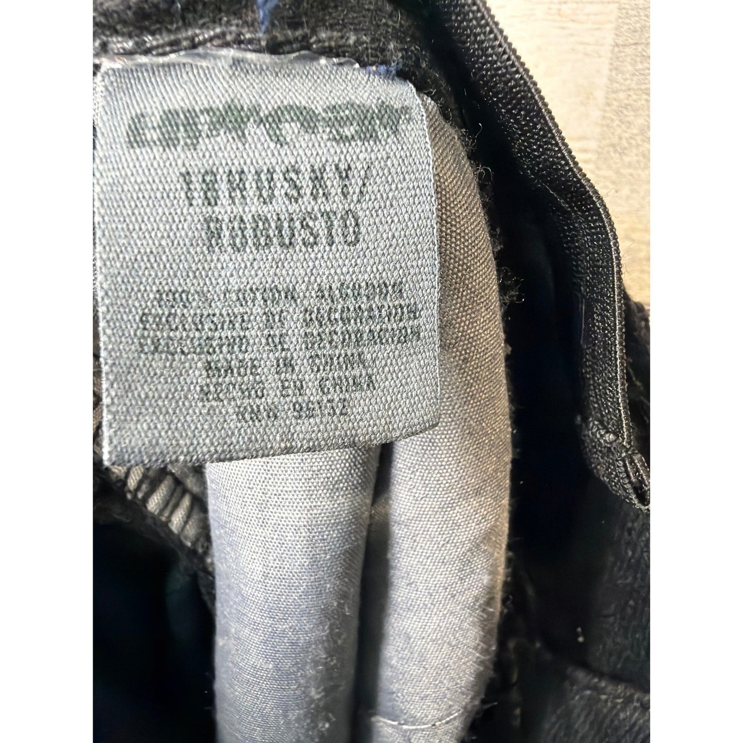 Uproar Straight Leg Jeans Boys 18 Husky Black Adjustable Waist Skater6