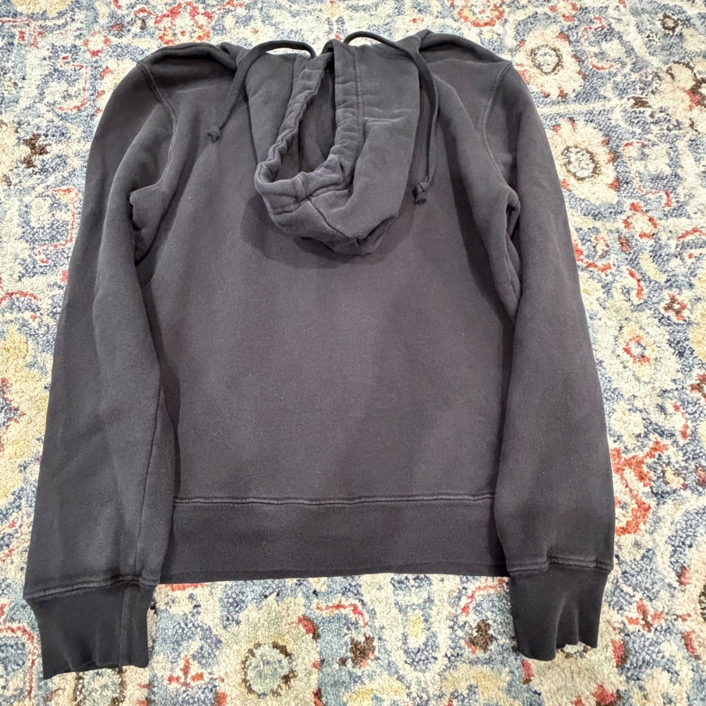 Retro Brand Hoodie Anthropology Adult Small Black American Made Eagle Graphic5