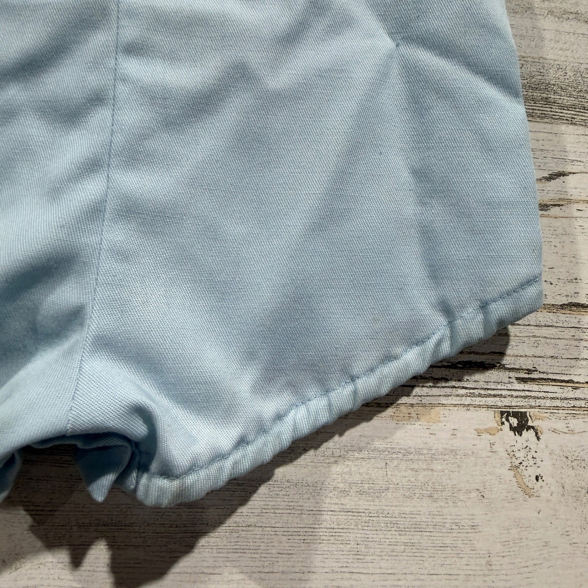 Vintage Clown & Bunny Romper Boys 3-6 Months Blue Poly Cotton 80s Style Flawed*4