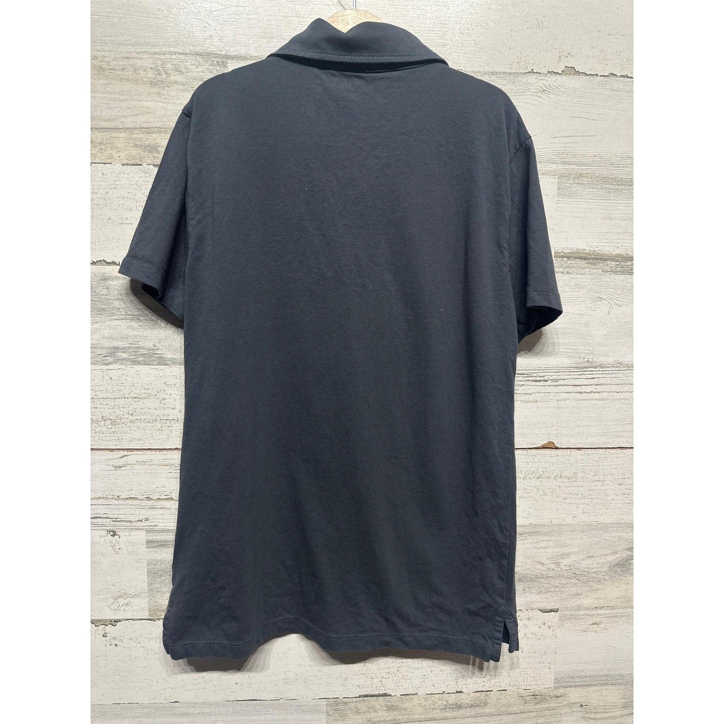 Crewcuts Polo Shirt Boys 12 Charcoal Grey Short Sleeve Cotton EUC2