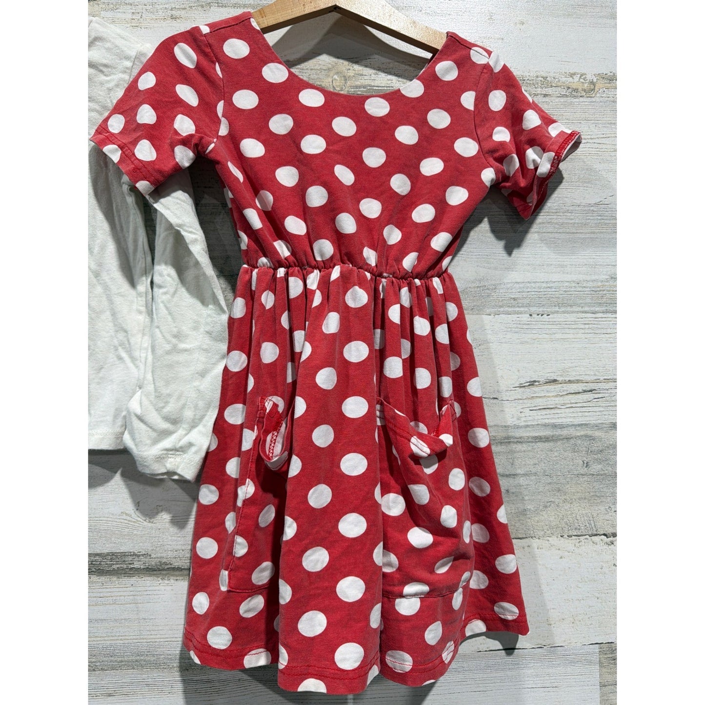 Disney Dress Pajama Bundle Girls 5T Minnie Mouse Polka Dot GUC4