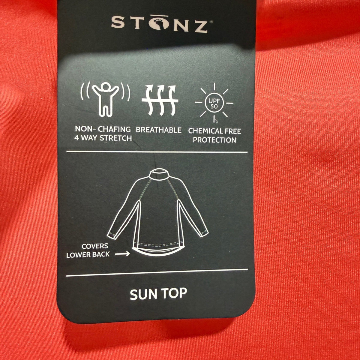 Stonz Sun Top Kids 5T Coral Forest Trail Rash Guard Naturecore NWT7